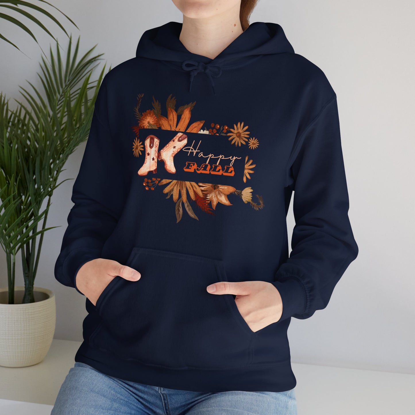 Cowboy Boots Fall Unisex Hoodie