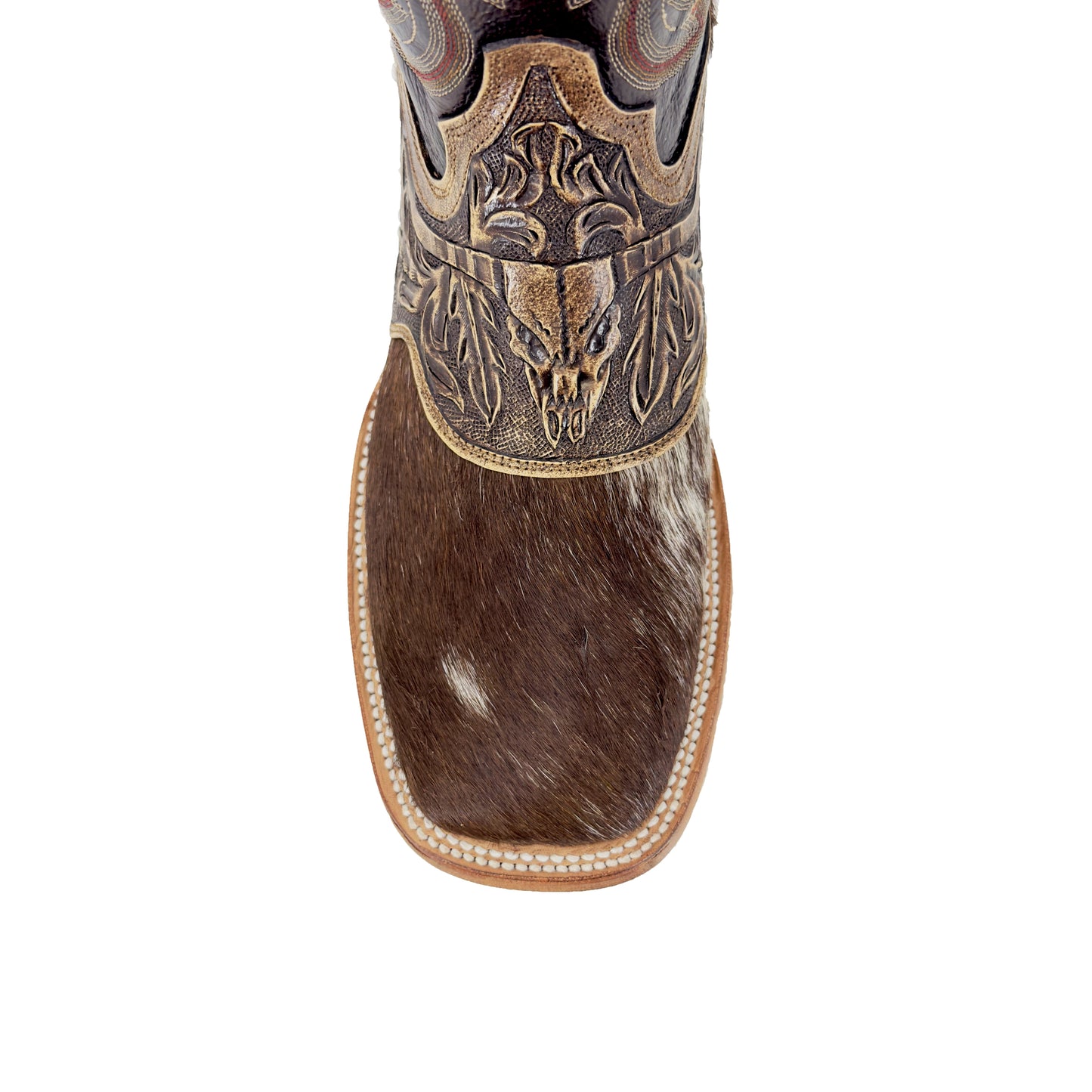 Men's Bulldog Hand Tooled  Boots - Cowhide