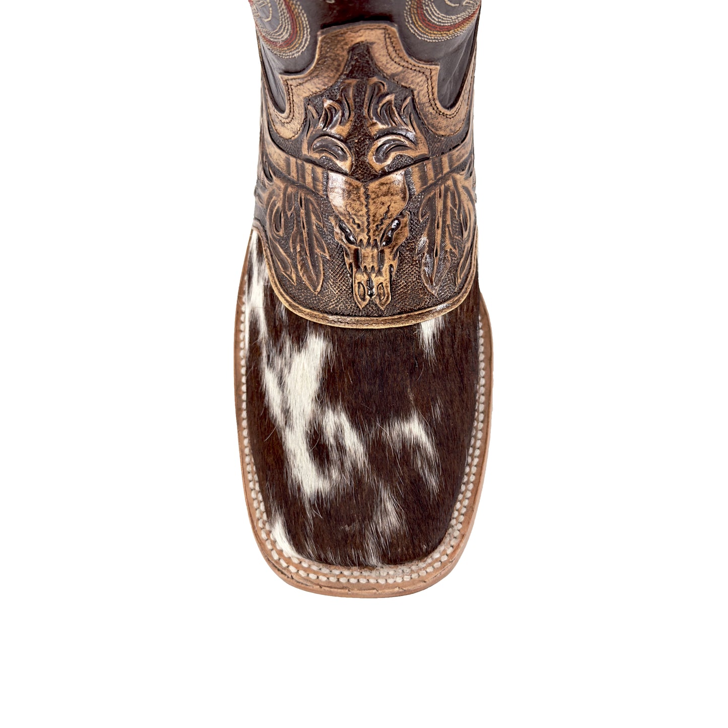 Men's Bulldog Hand Tooled  Boots - Cowhide