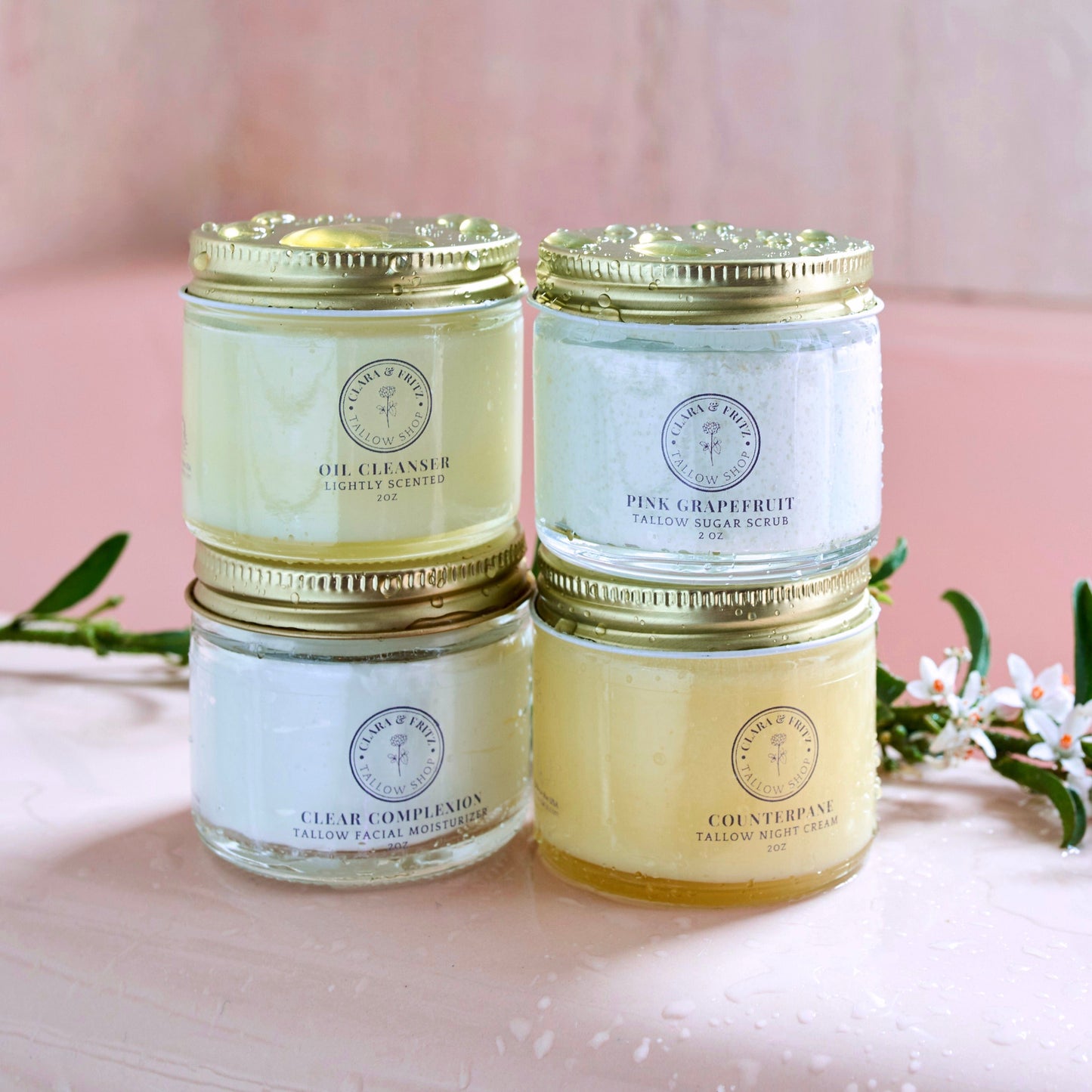 Pink Grapefruit Tallow Sugar Scrub