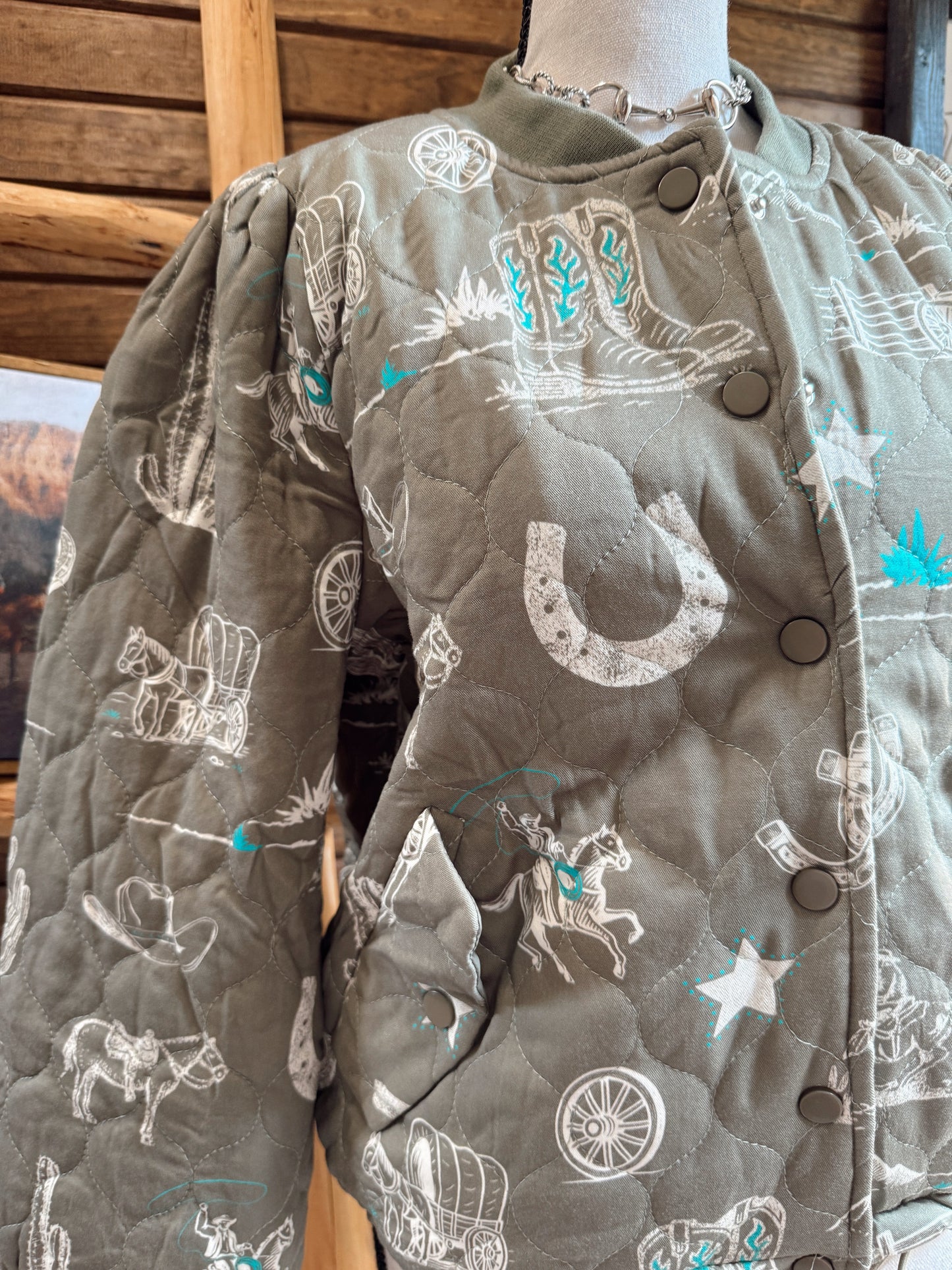 The Western Puff Jacket - large