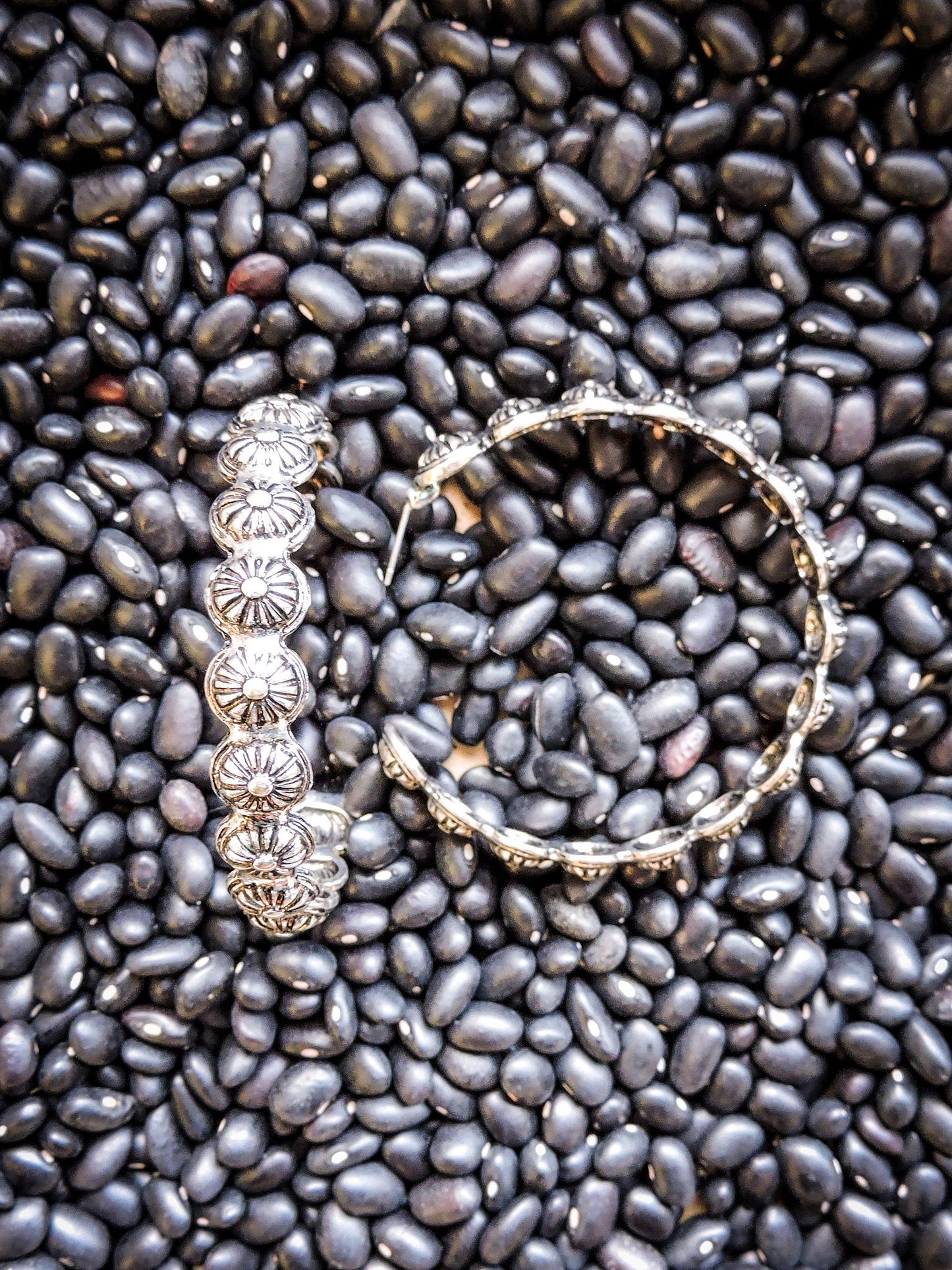 Bailey Stud Hoop Fashion Earring - Silver