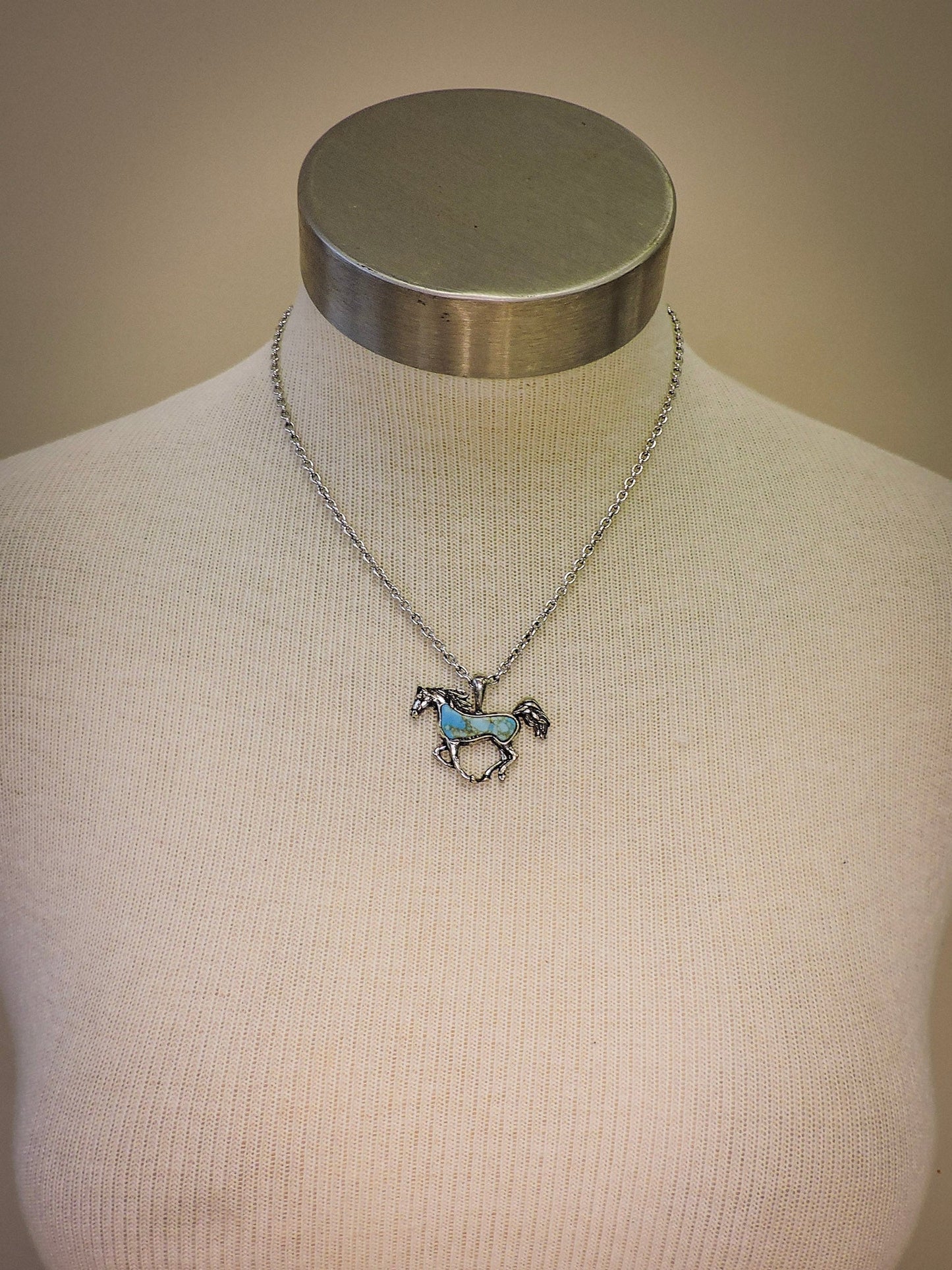 Bluebelle Horse Pendant Fashion Necklace