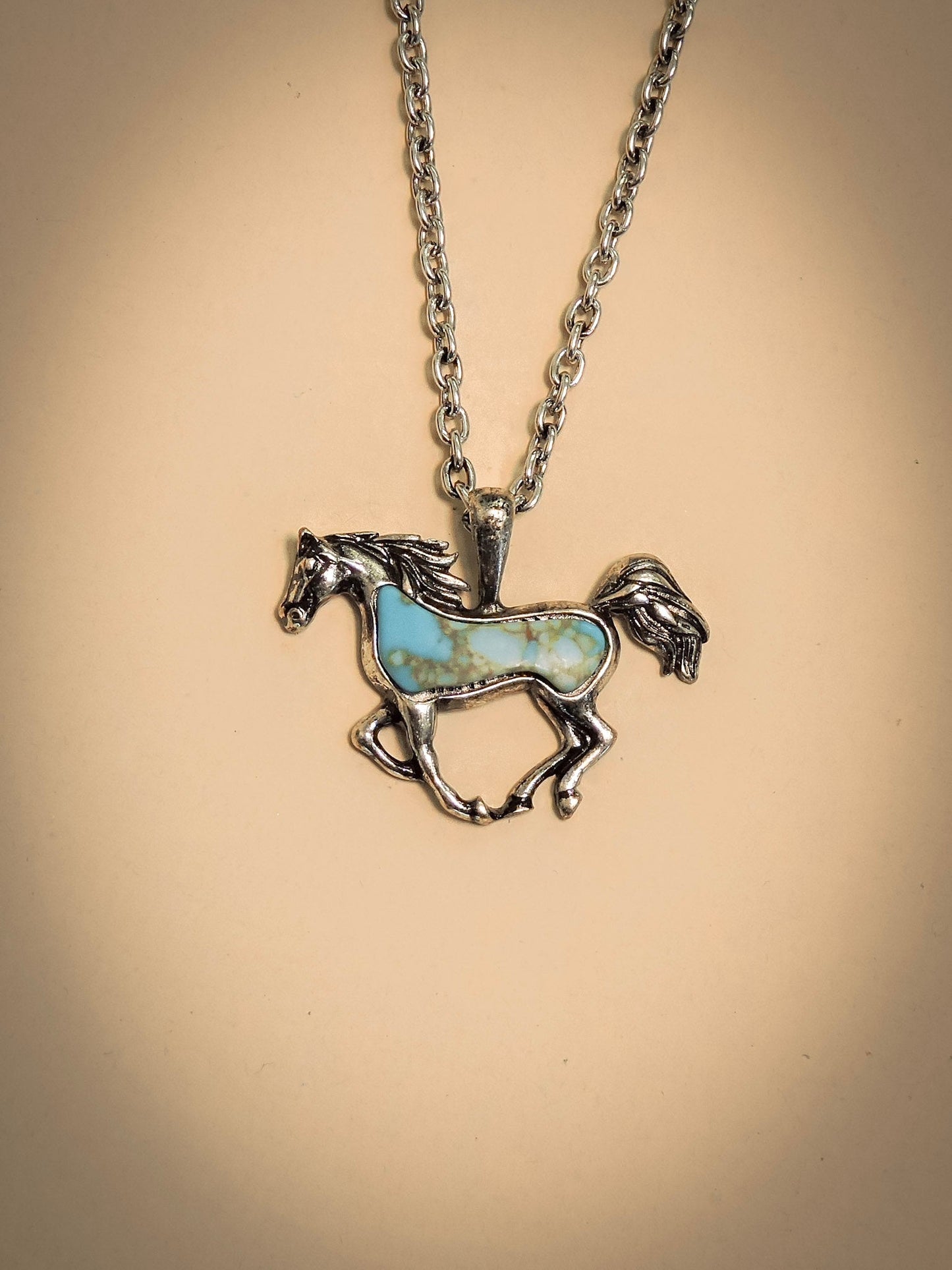 Bluebelle Horse Pendant Fashion Necklace