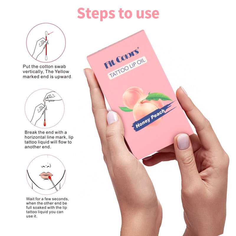 Fit Colors Cotton Swab Oil Lip Gloss Disposable Non-stick Cup Liquid Lipstick