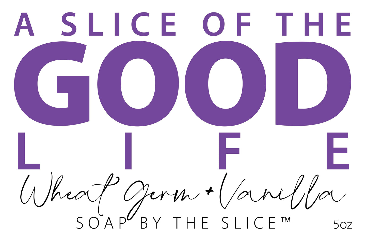 WHEAT GERM & VANILLA SOAP SLICE 5.5 oz.