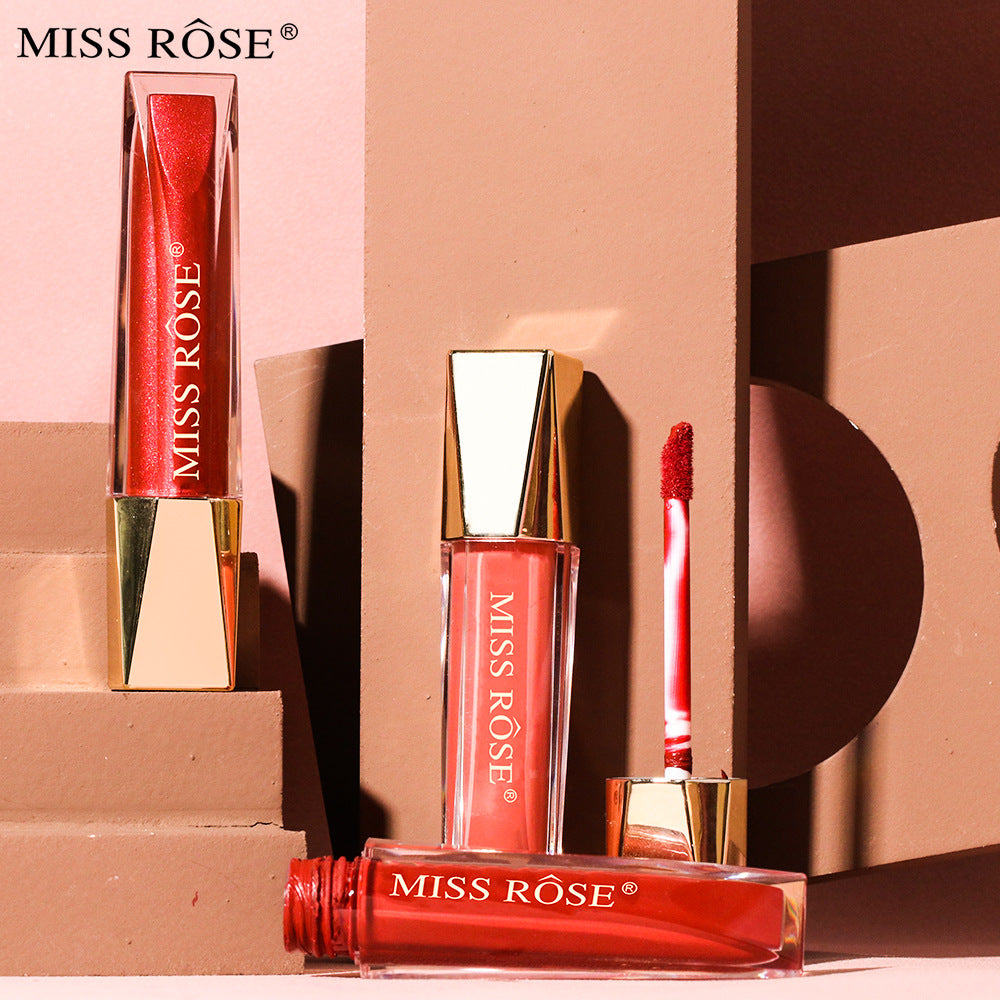 Matte Lip Gloss Liquid Pearlescent Lip Gloss Non Fading Non Stick Cup Velvet Lip Glaze Lipstick