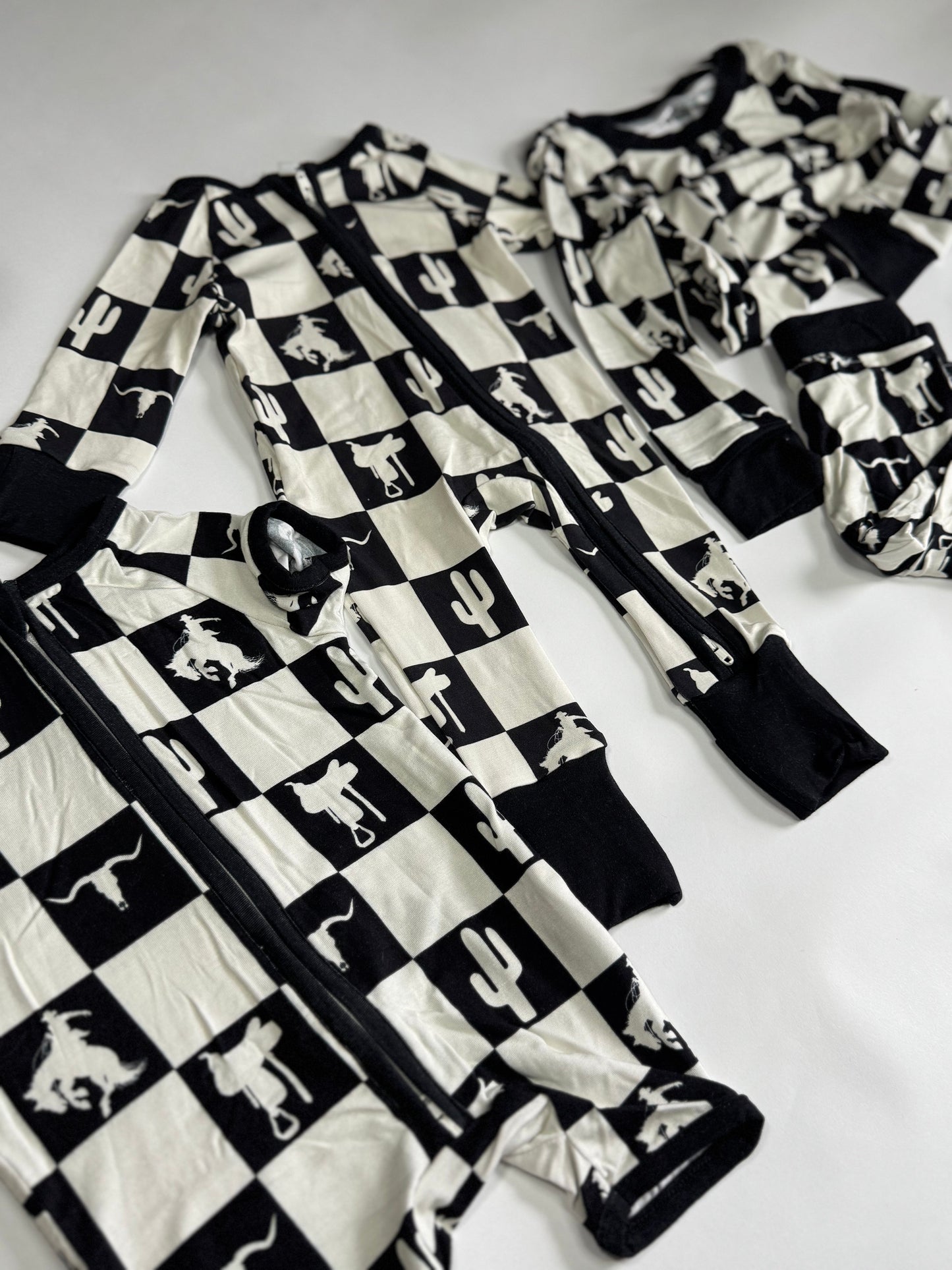 Cowboy Checkers Bamboo Shortie