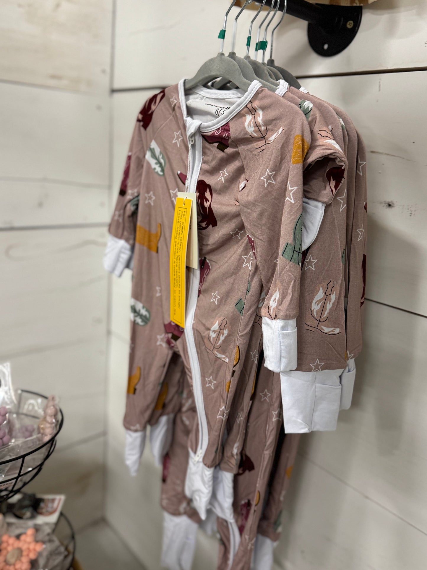 Cowgirl Boots Bamboo Romper