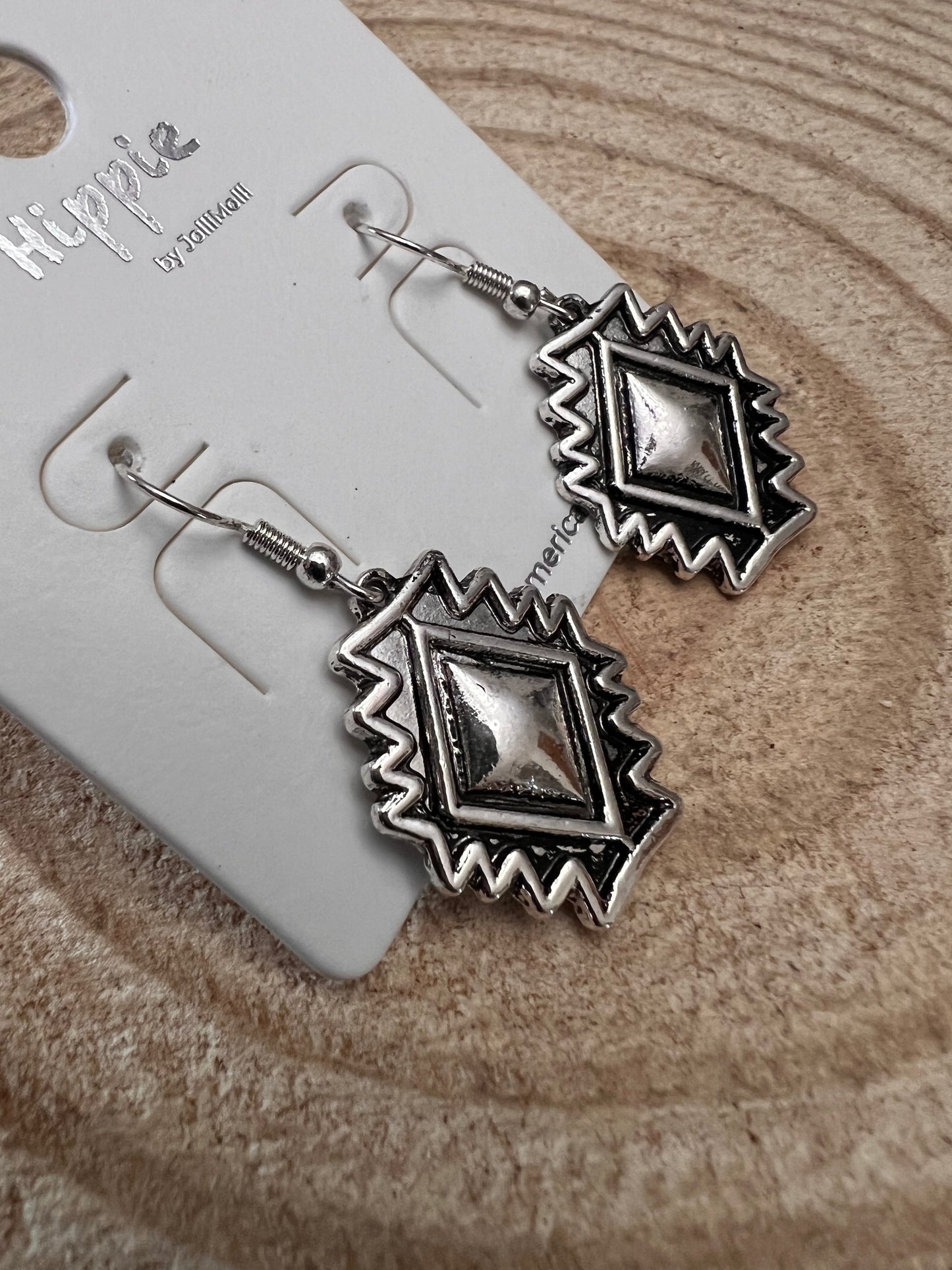 Southwestern Concho Dangle Earrings