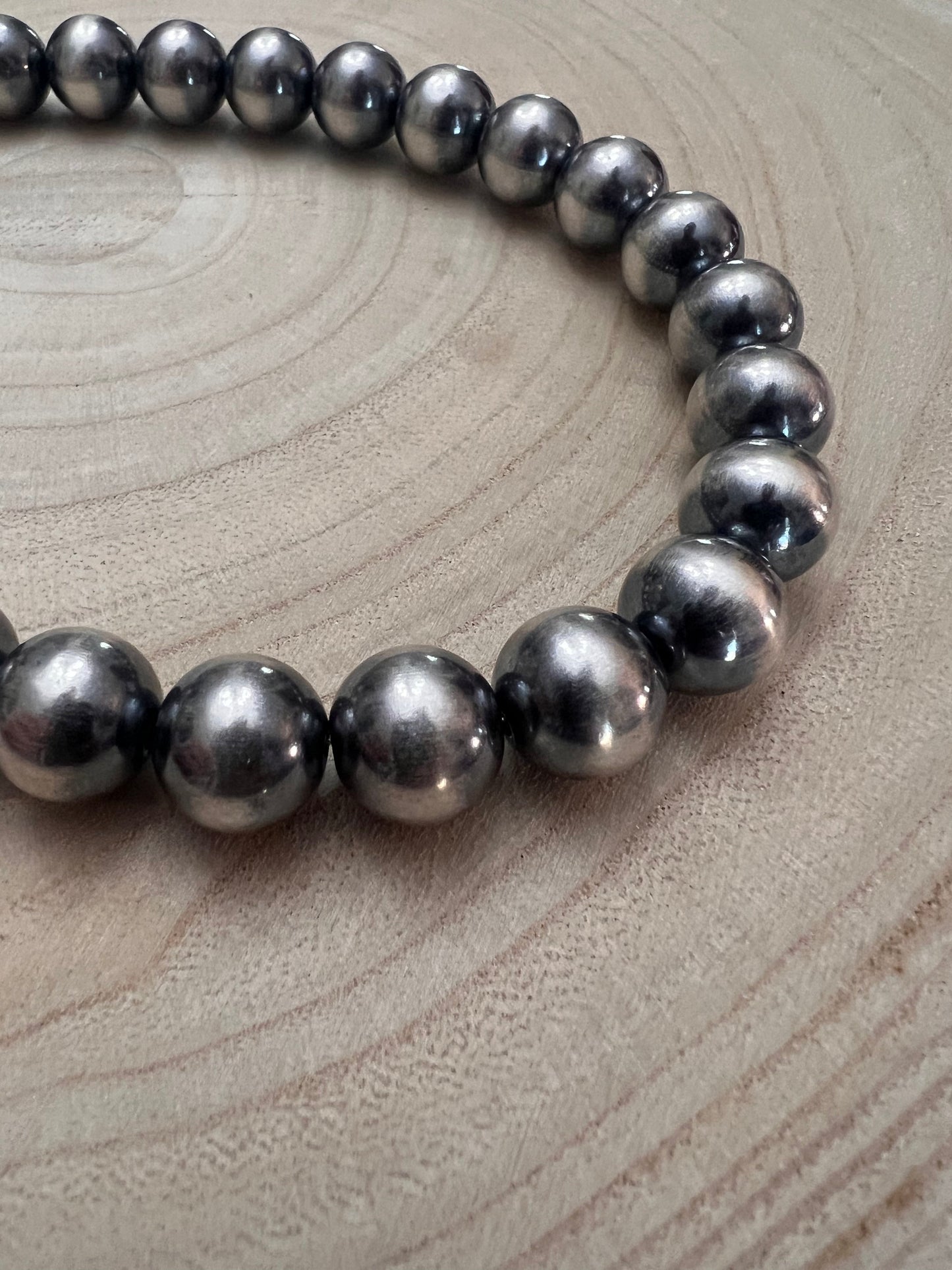 14mm Sterling Silver Pearls Necklace - 16 inch