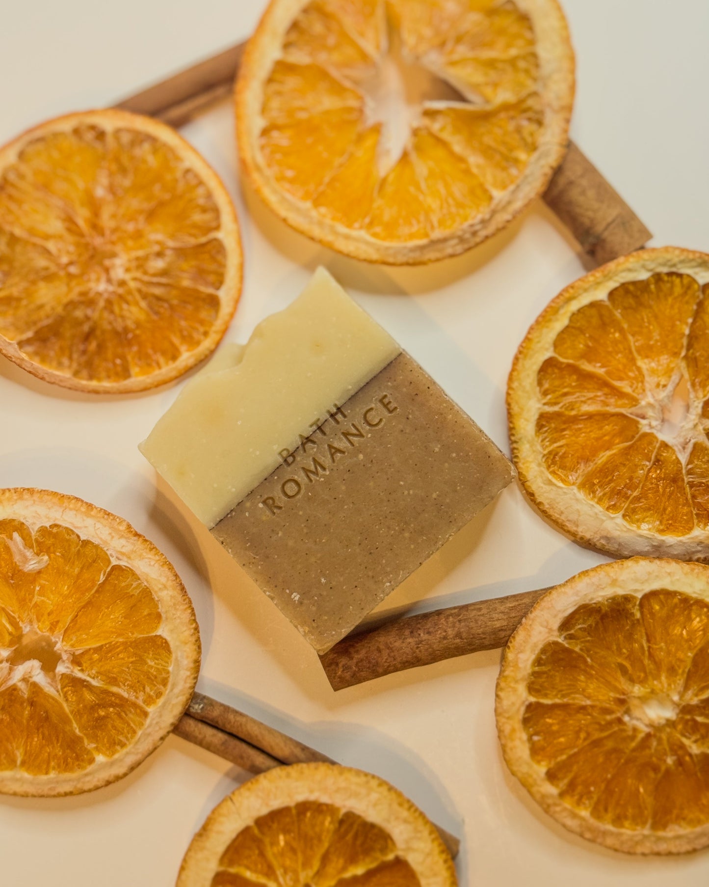 orange cinnamon soap bar
