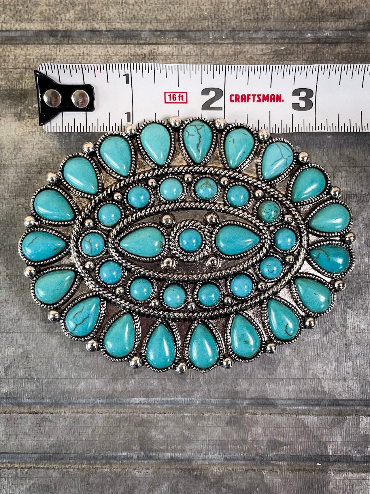 Desert Sky Fashion Belt Buckle - Turquoise