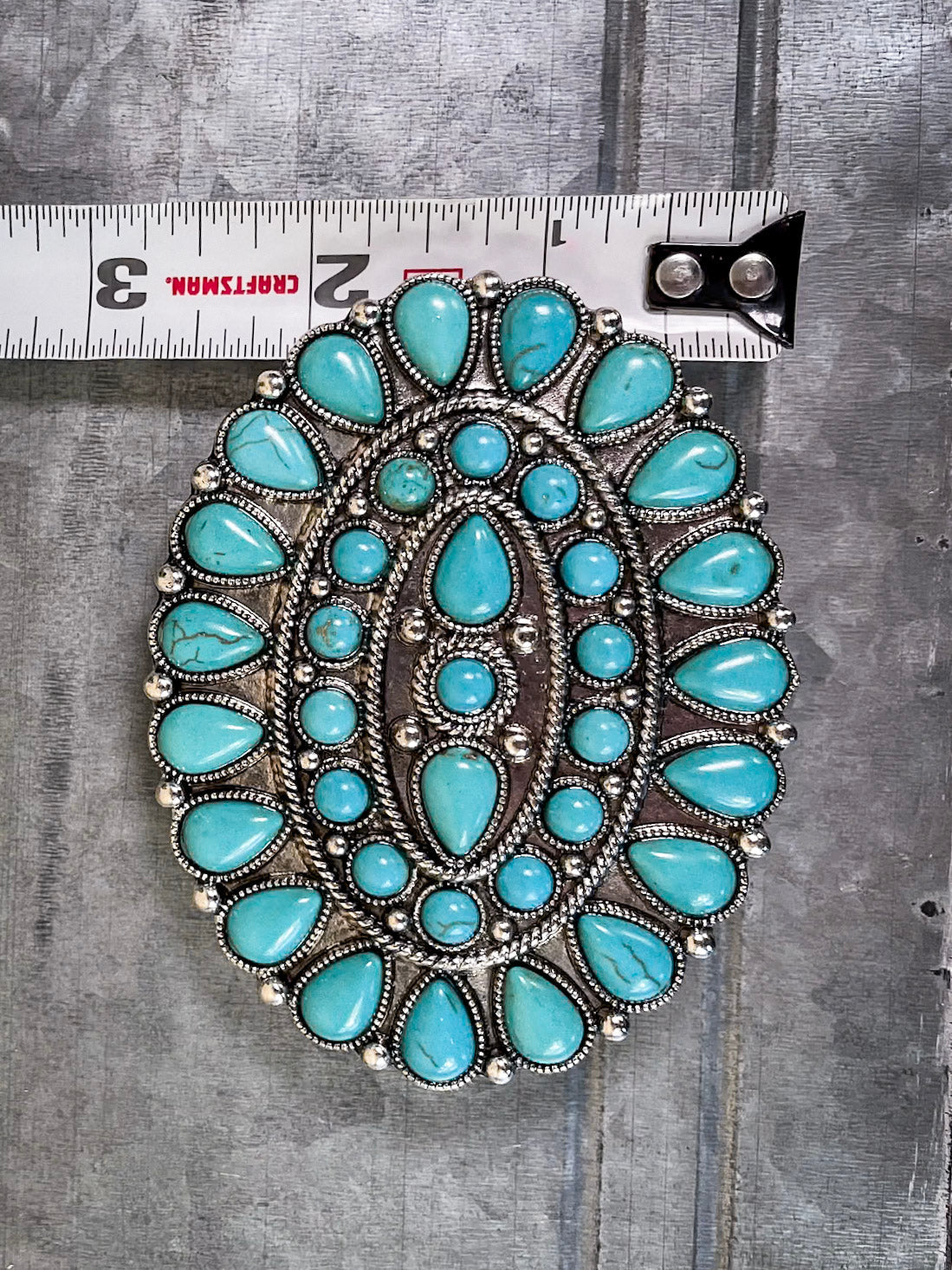 Desert Sky Fashion Belt Buckle - Turquoise