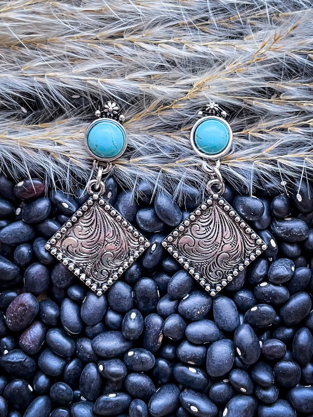 Tyler Post Dangle Fashion Earrings - Silver