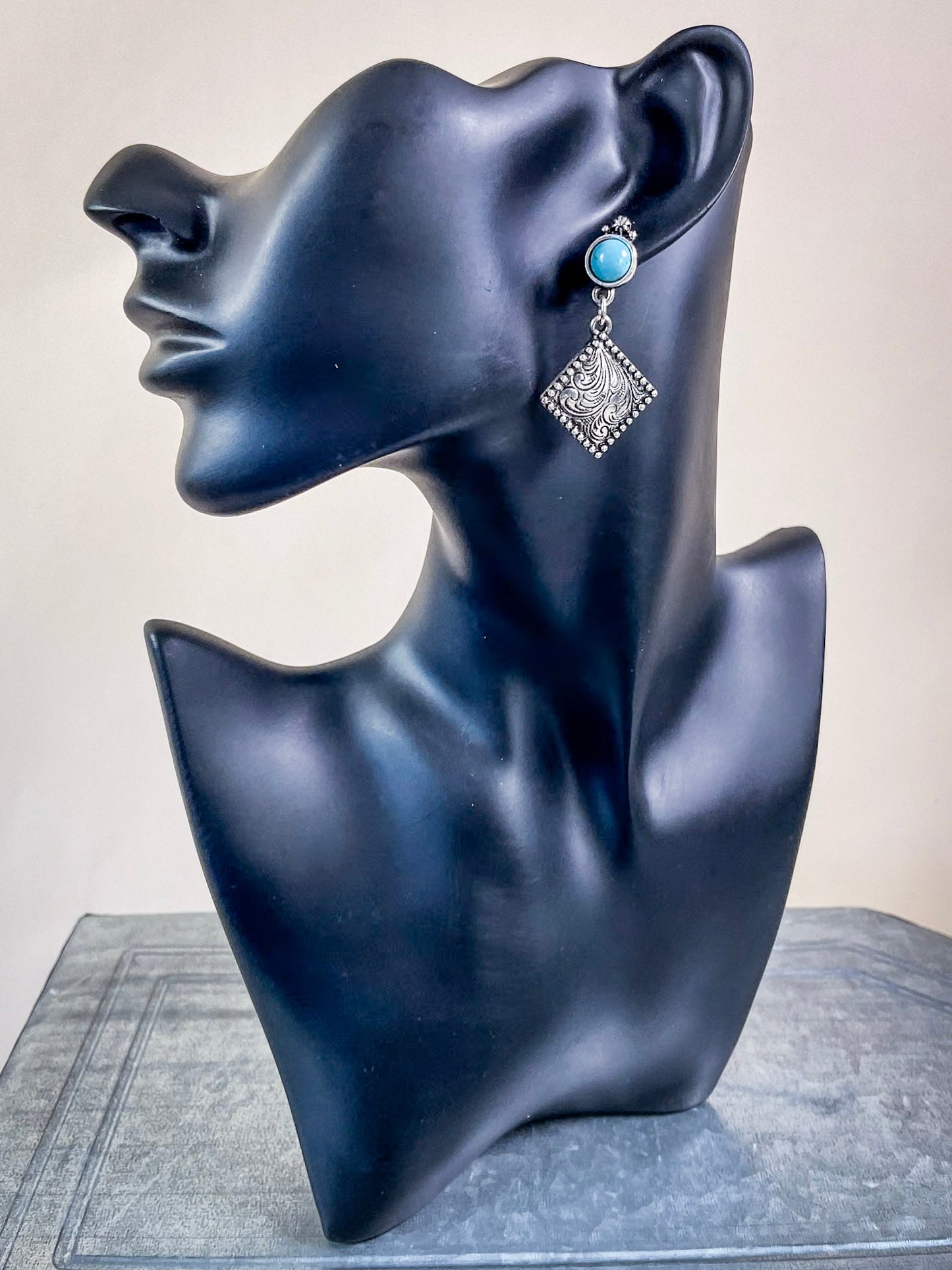 Tyler Post Dangle Fashion Earrings - Silver