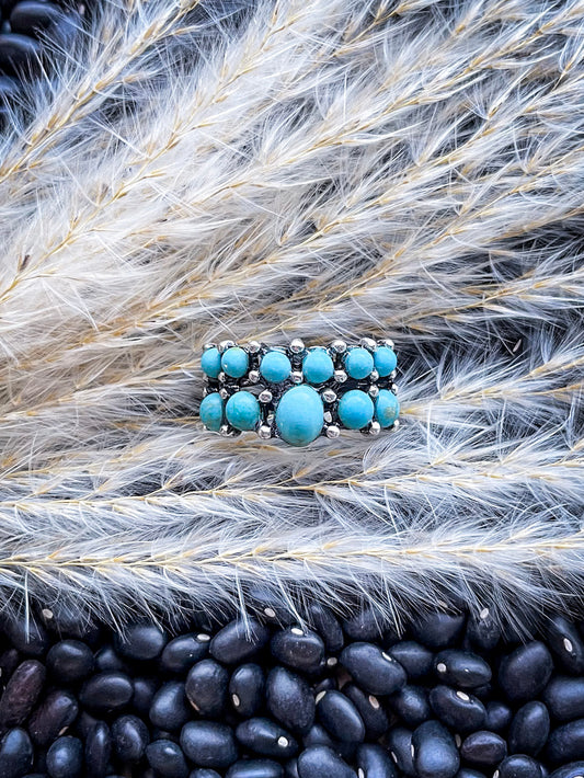 Canyon Cuff Adjustable Stone Fashion Ring