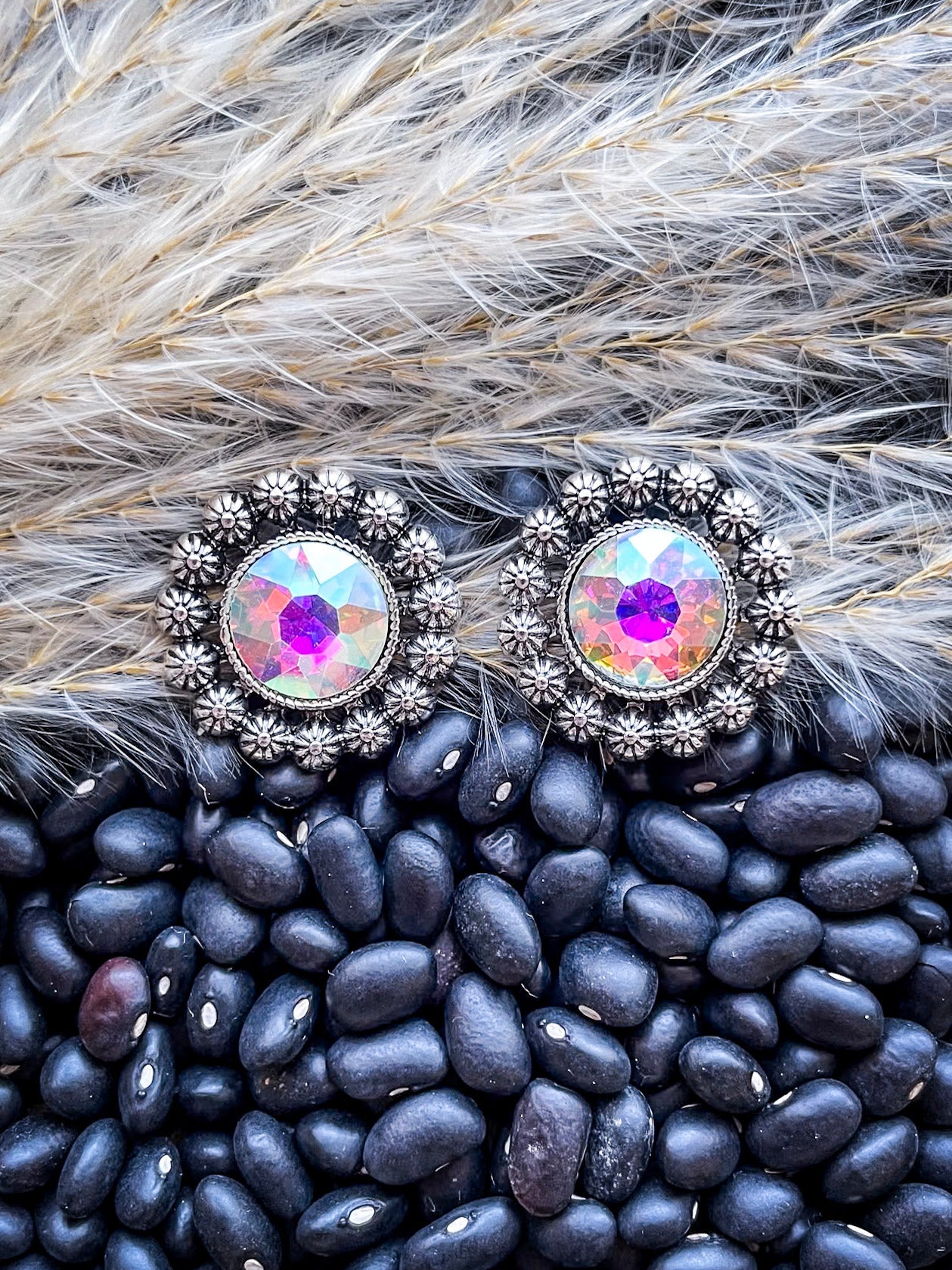 Jinny Stud Fashion Earring Set - Silver