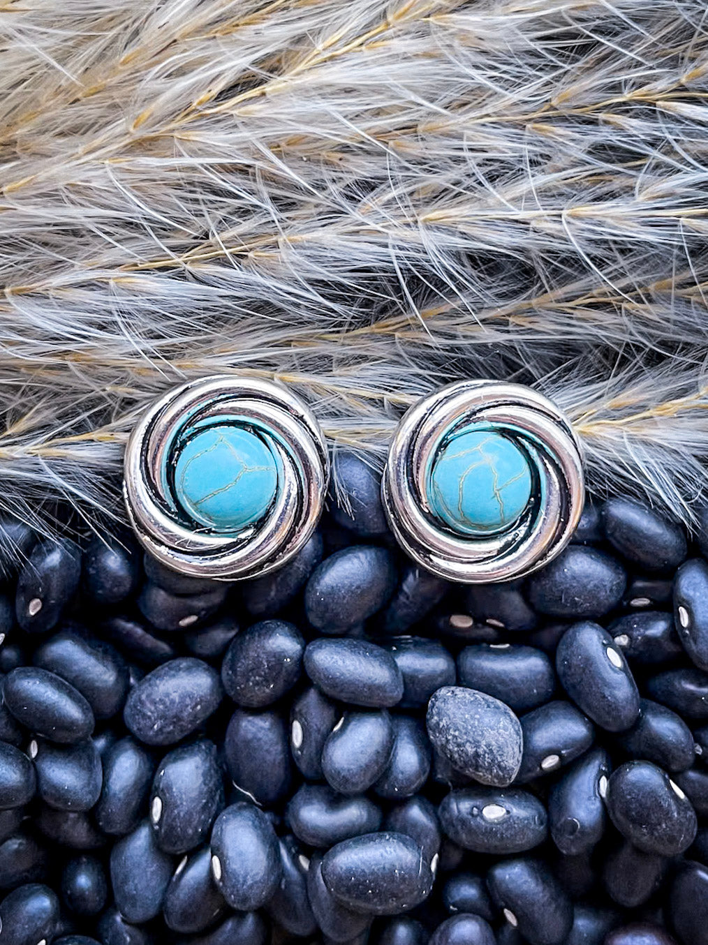 Jinny Stud Fashion Earring Set - Silver