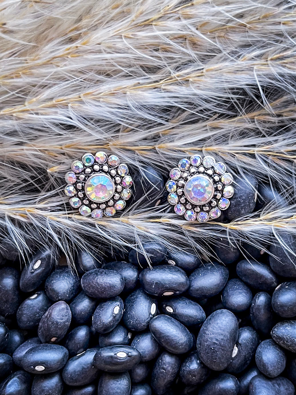 Jinny Stud Fashion Earring Set - Silver
