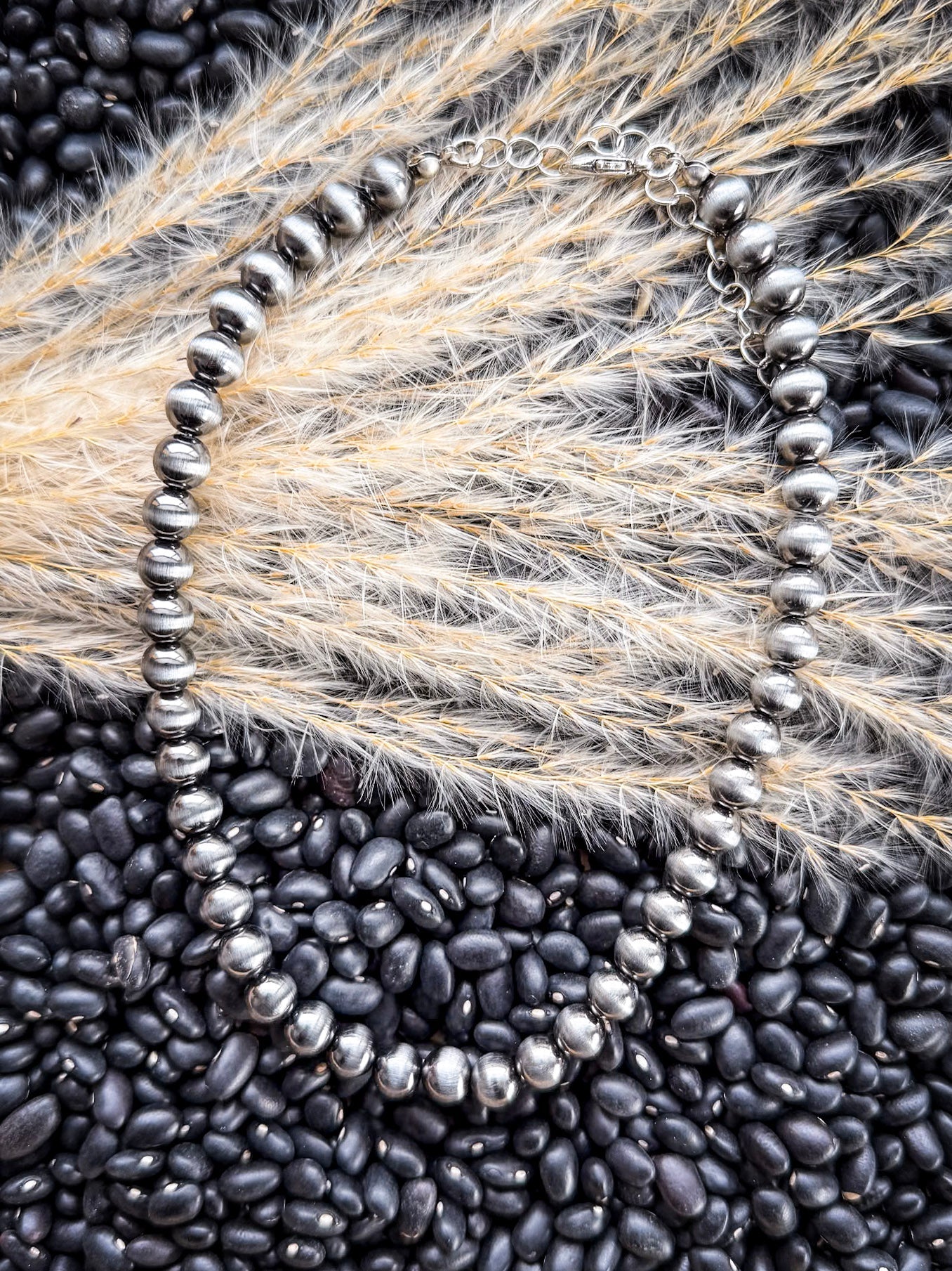 Jenna Navajo Style Pearl Fashion Necklace - Natural