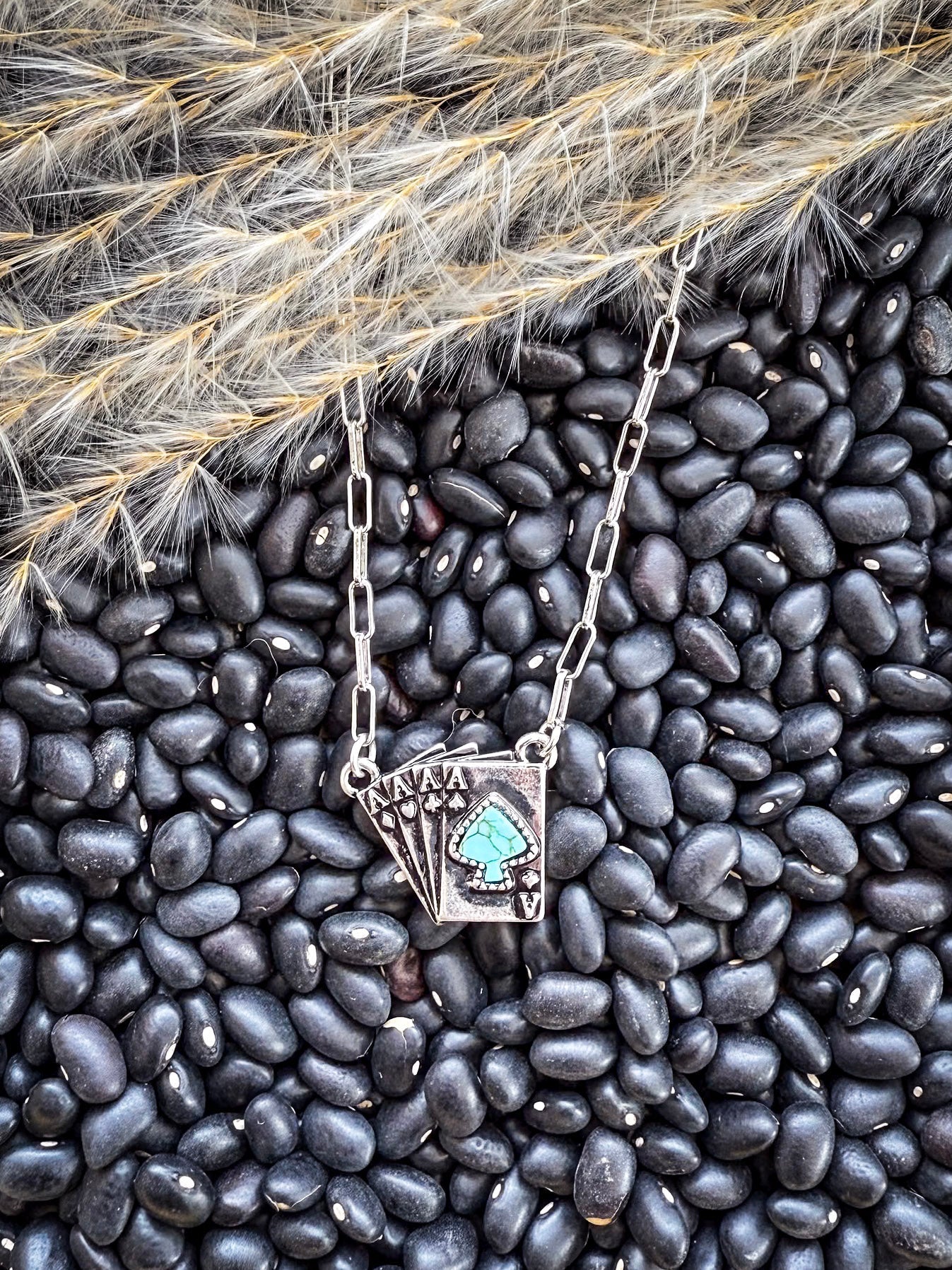 Four of a Kind Aces Fashion Necklace