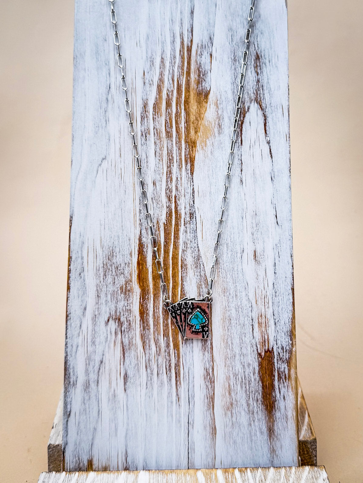 Four of a Kind Aces Fashion Necklace