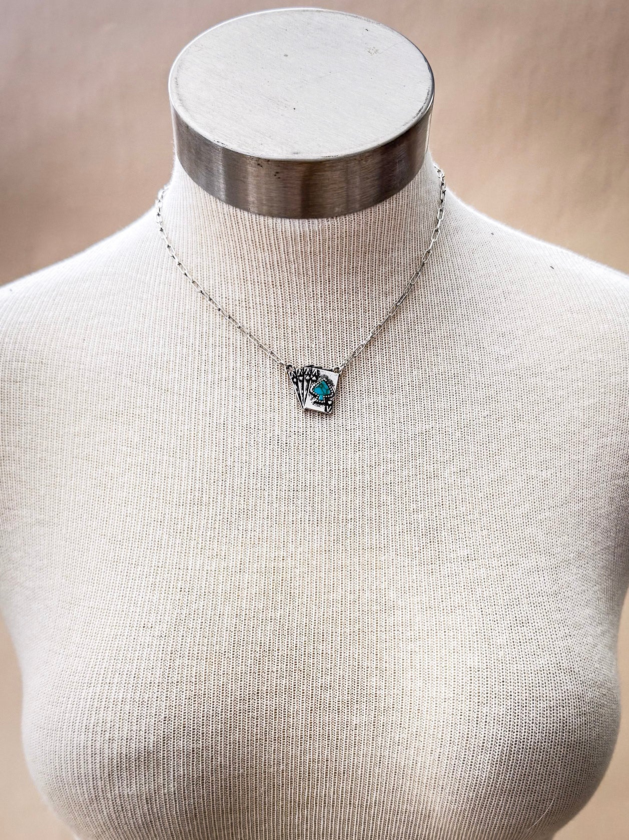 Four of a Kind Aces Fashion Necklace