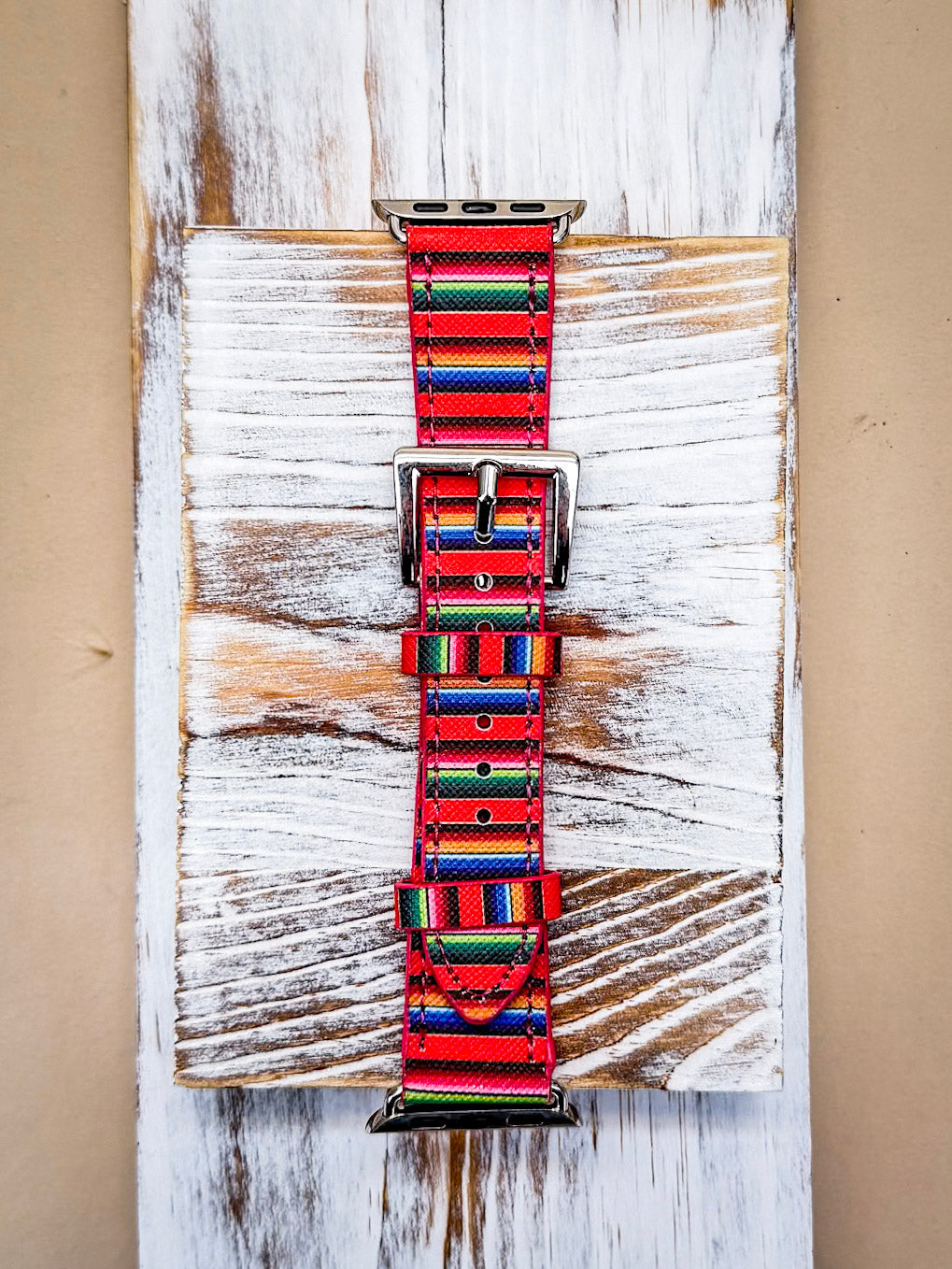 Navajo Pattern Apple Watch Fashion Bands - Skinny Serape