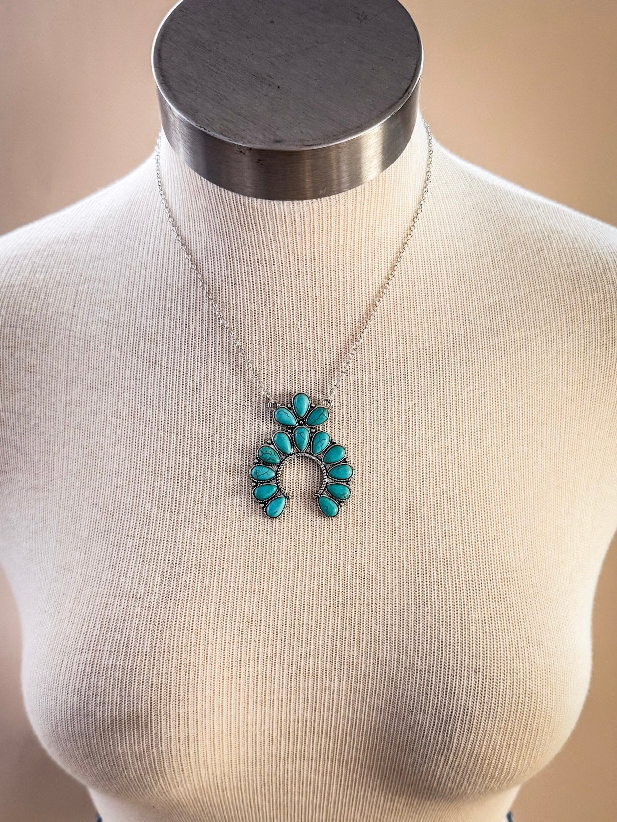 Squash Blossom Chain Fashion Necklace
