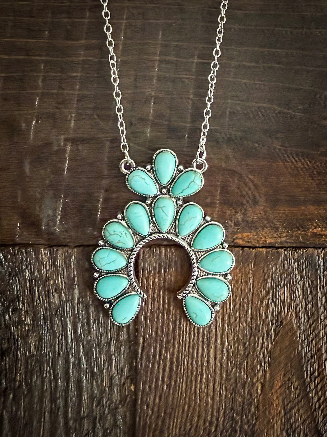 Squash Blossom Chain Fashion Necklace