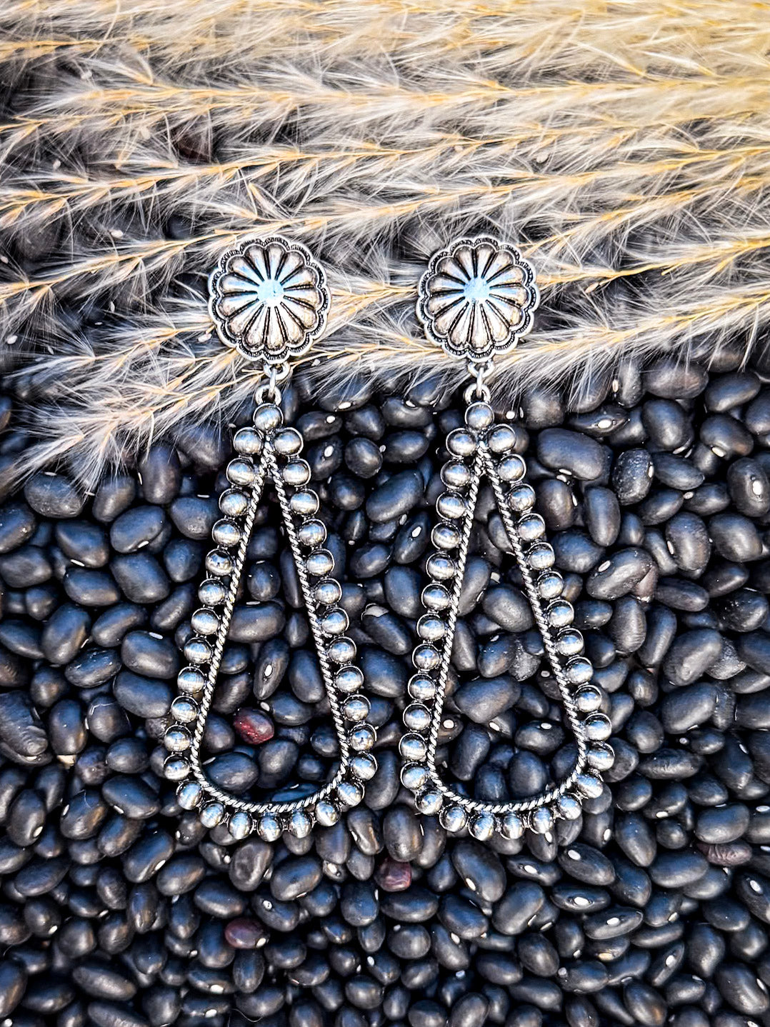 Joan Navajo Style Fashion Teardrop Post Earrings