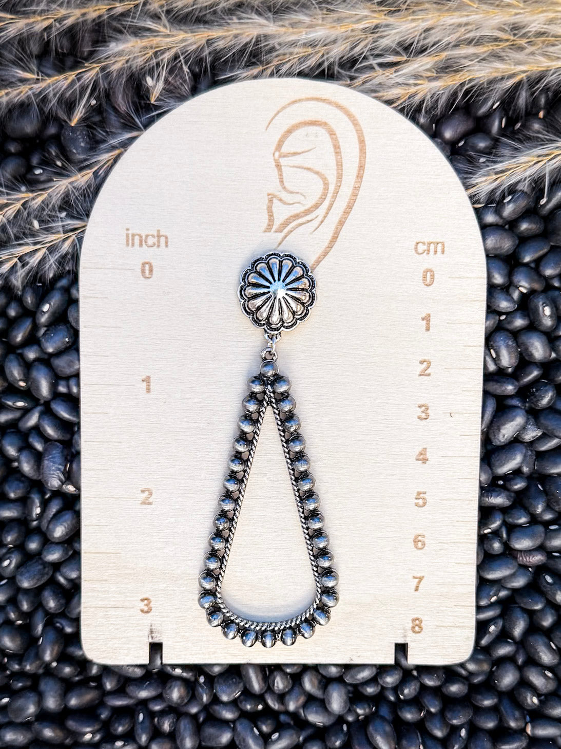 Joan Navajo Style Fashion Teardrop Post Earrings