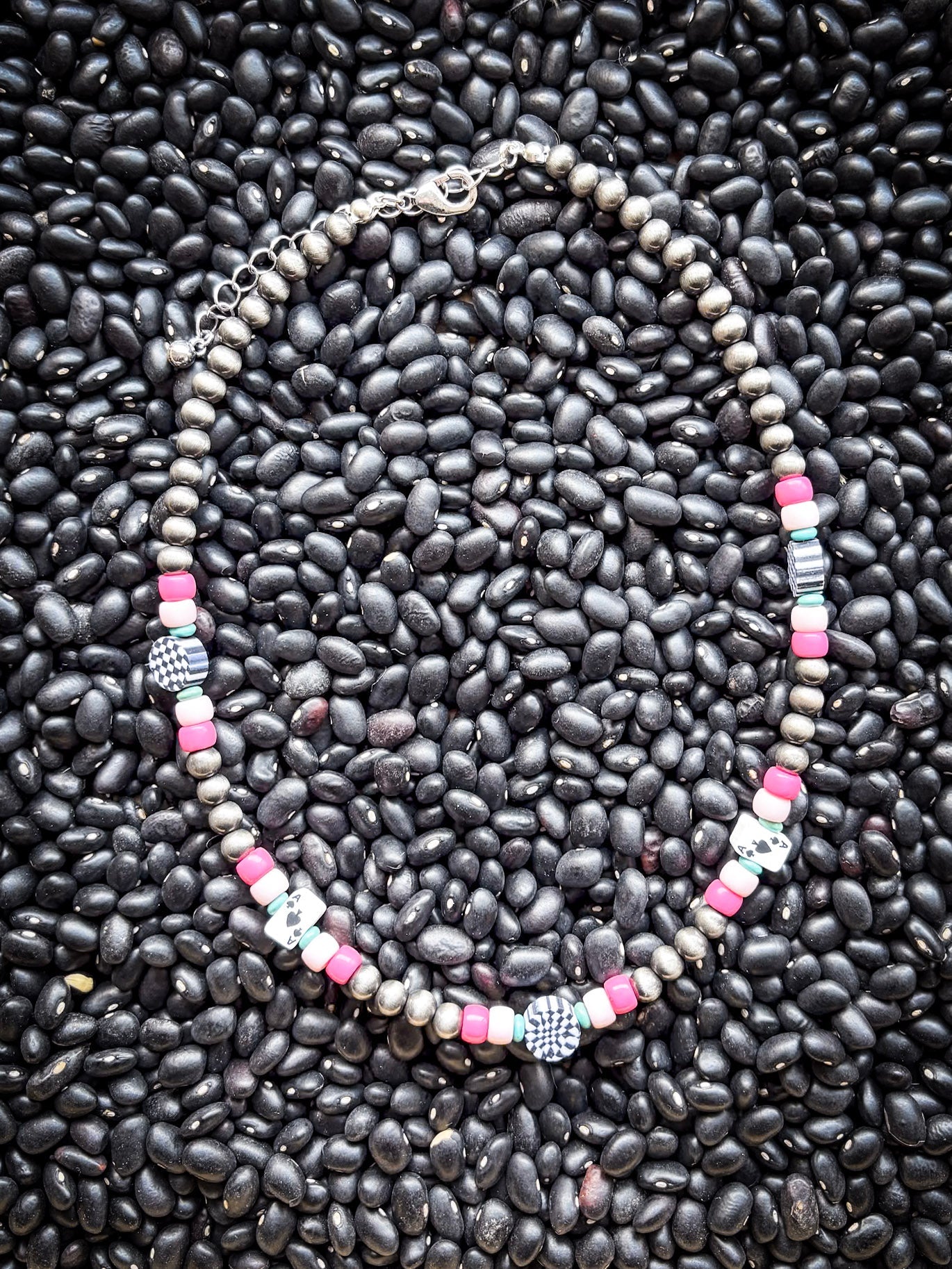 Chance Navajo Style Pearl & Bead Fashion Necklace