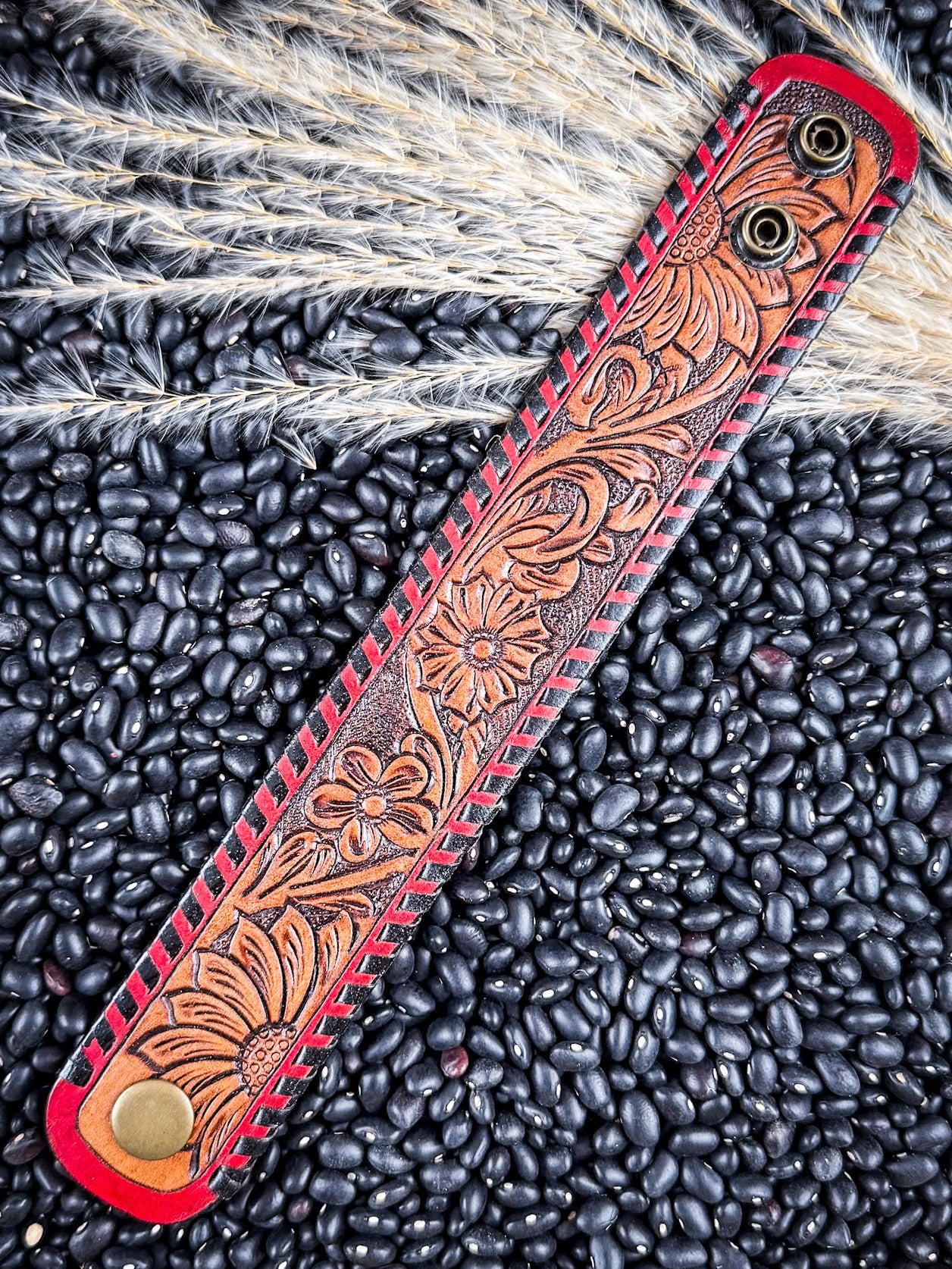 Sunfire Mirage Tooled Leather Bracelet