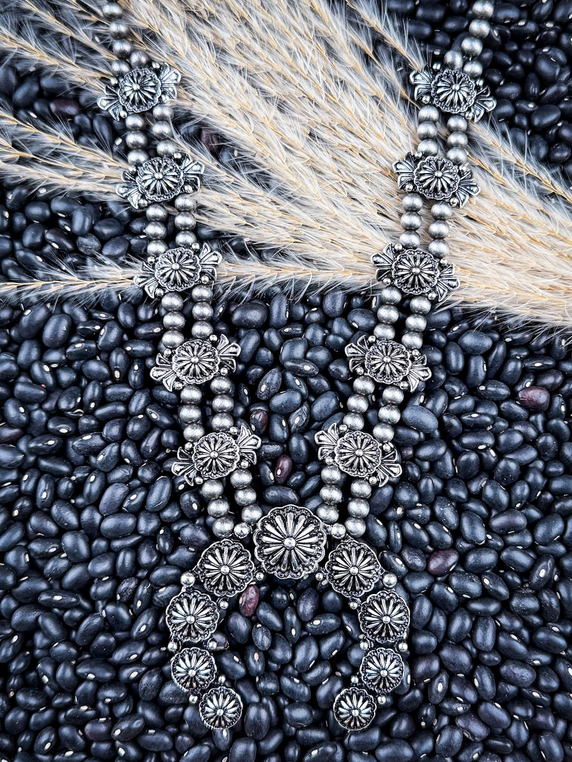 Liria Squash Blossom Fashion Necklace Set