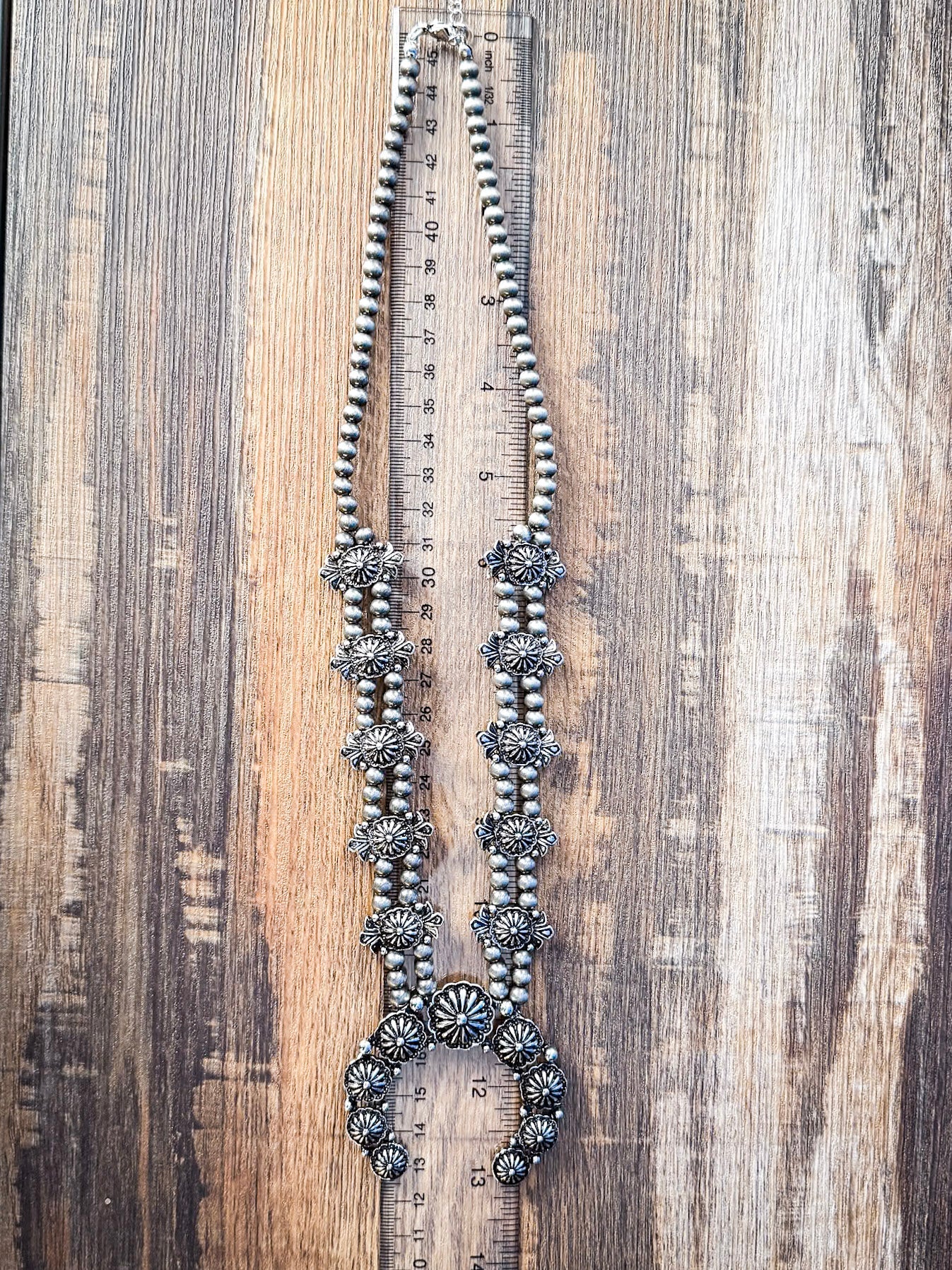 Liria Squash Blossom Fashion Necklace Set