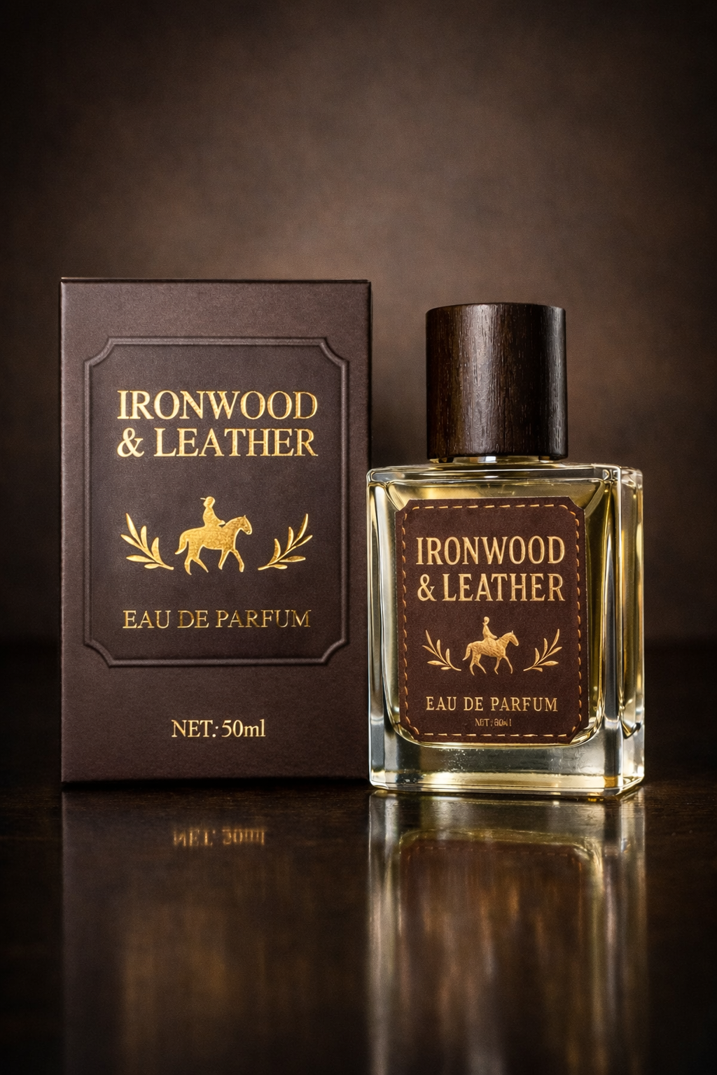 Ironwood & Leather Men's Cologne | Western Cowboy Fragrance
