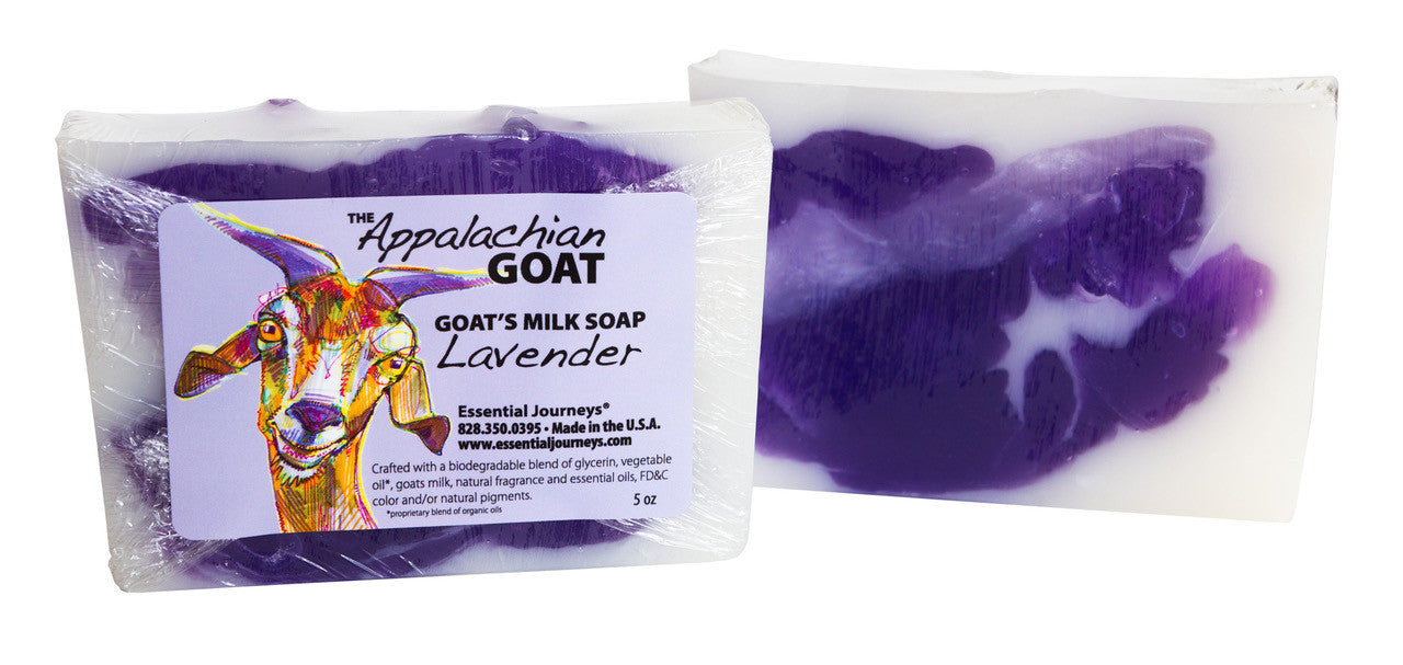 LAVENDER GOAT'S MILK SOAP SLICE 5 oz.