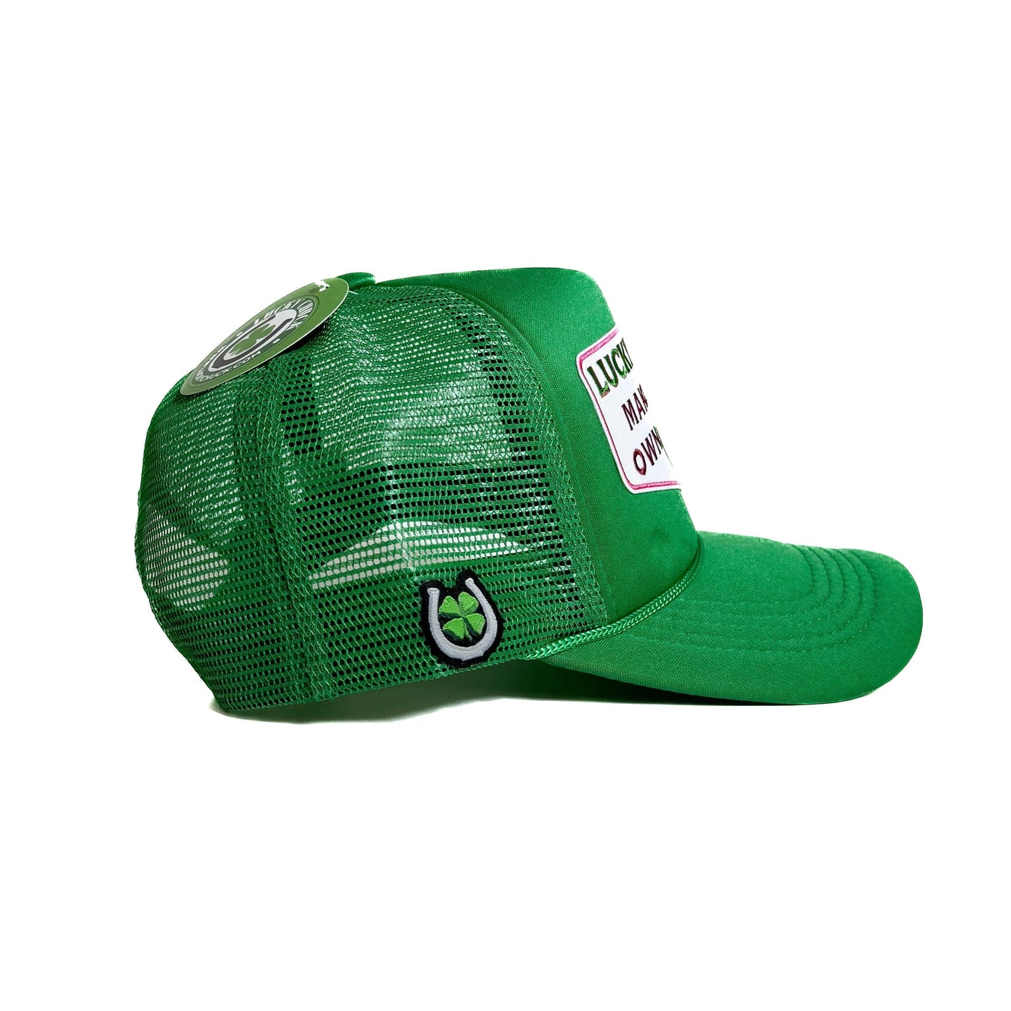 Make Your Own Luck Kelly Green Trucker Hat