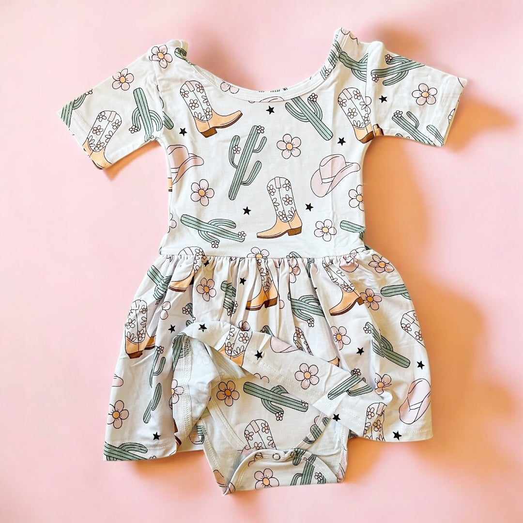 Bamboo Cowgirl Bodysuit Dress