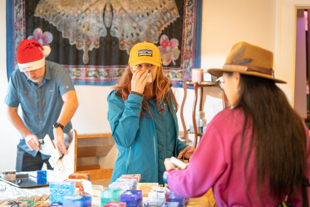 GINGER QUINCE GOATS MILK SOAP SLICE 5 oz
