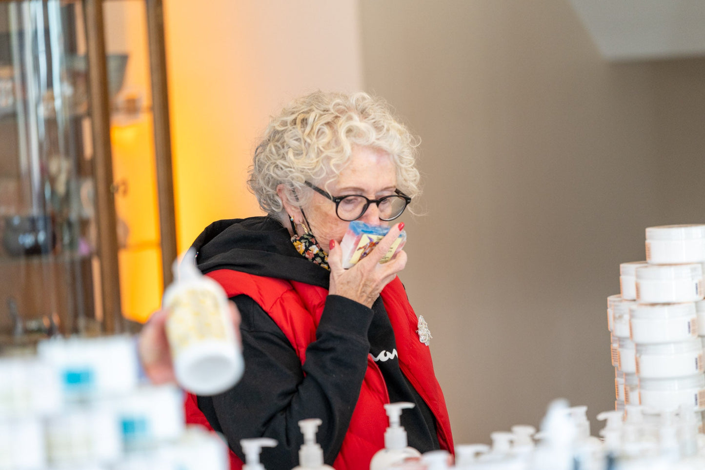 HONEYSUCKLE GOATS MILK SOAP SLICE 5 oz.