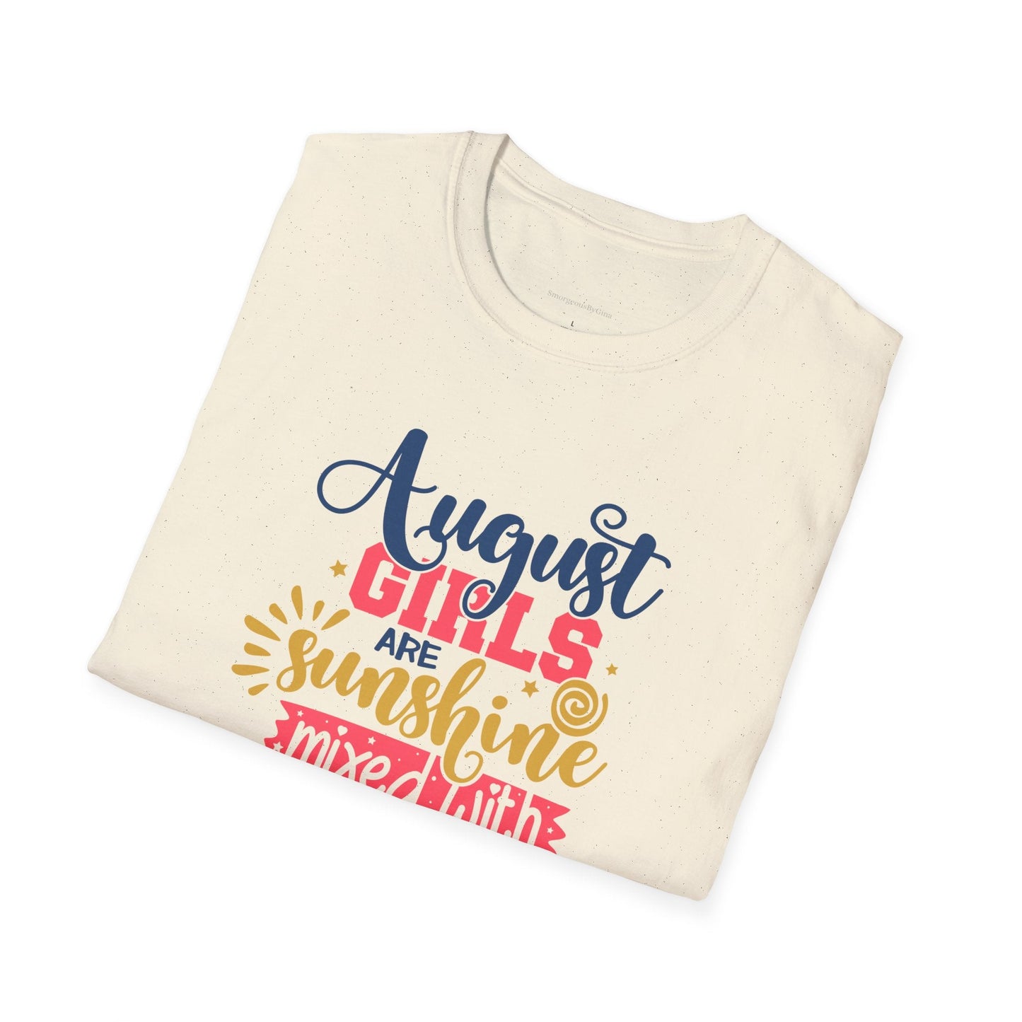 August Girls, Sunshine and Hurricane, Birthday Shirt, August Birthday, August, Softstyle T-Shirt - SmorgeousByGina