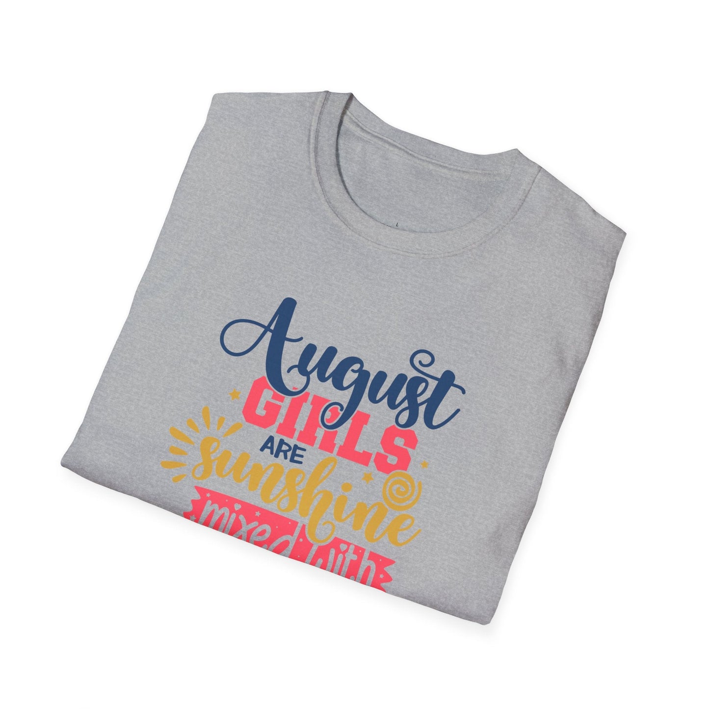 August Girls, Sunshine and Hurricane, Birthday Shirt, August Birthday, August, Softstyle T-Shirt - SmorgeousByGina
