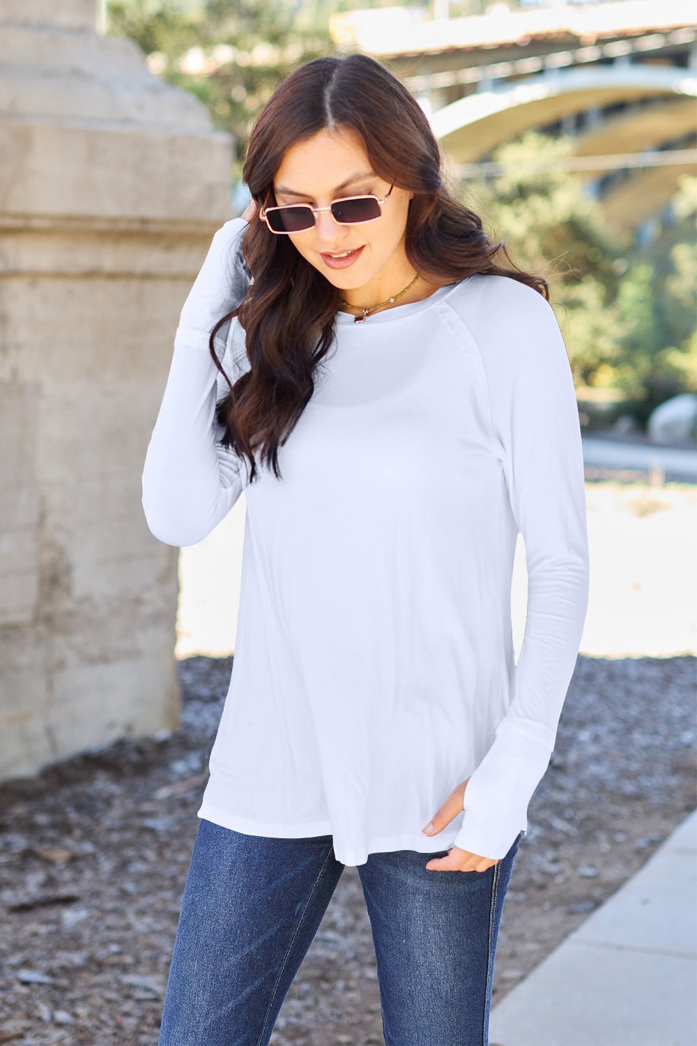 Basic Bae Full Size Round Neck Long Sleeve T-Shirt - SmorgeousByGina