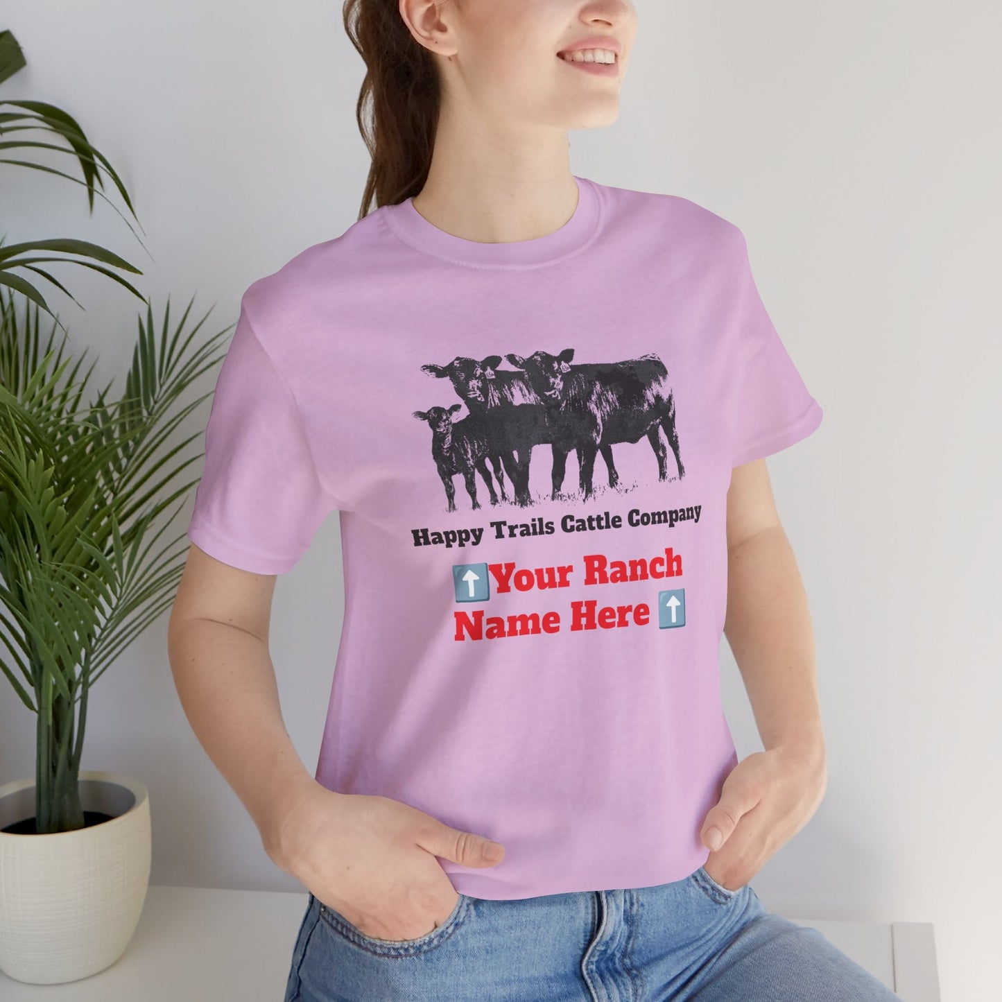 Beef, Cattle, Personalized, Ranch Shirt, Farm Tee, Jersey Short Sleeve Tee - SmorgeousByGina