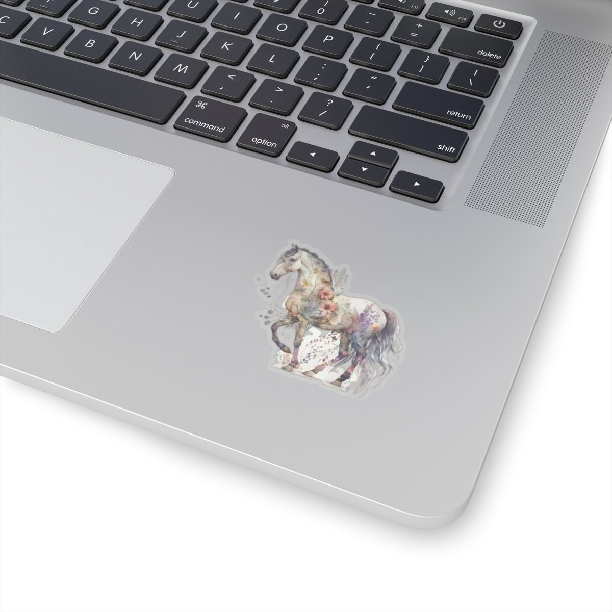 Boho Horse, Floral, Horse, Kiss-Cut Stickers - SmorgeousByGina