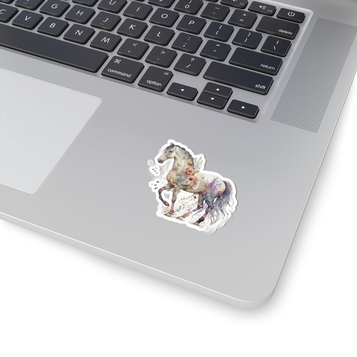 Boho Horse, Floral, Horse, Kiss-Cut Stickers - SmorgeousByGina