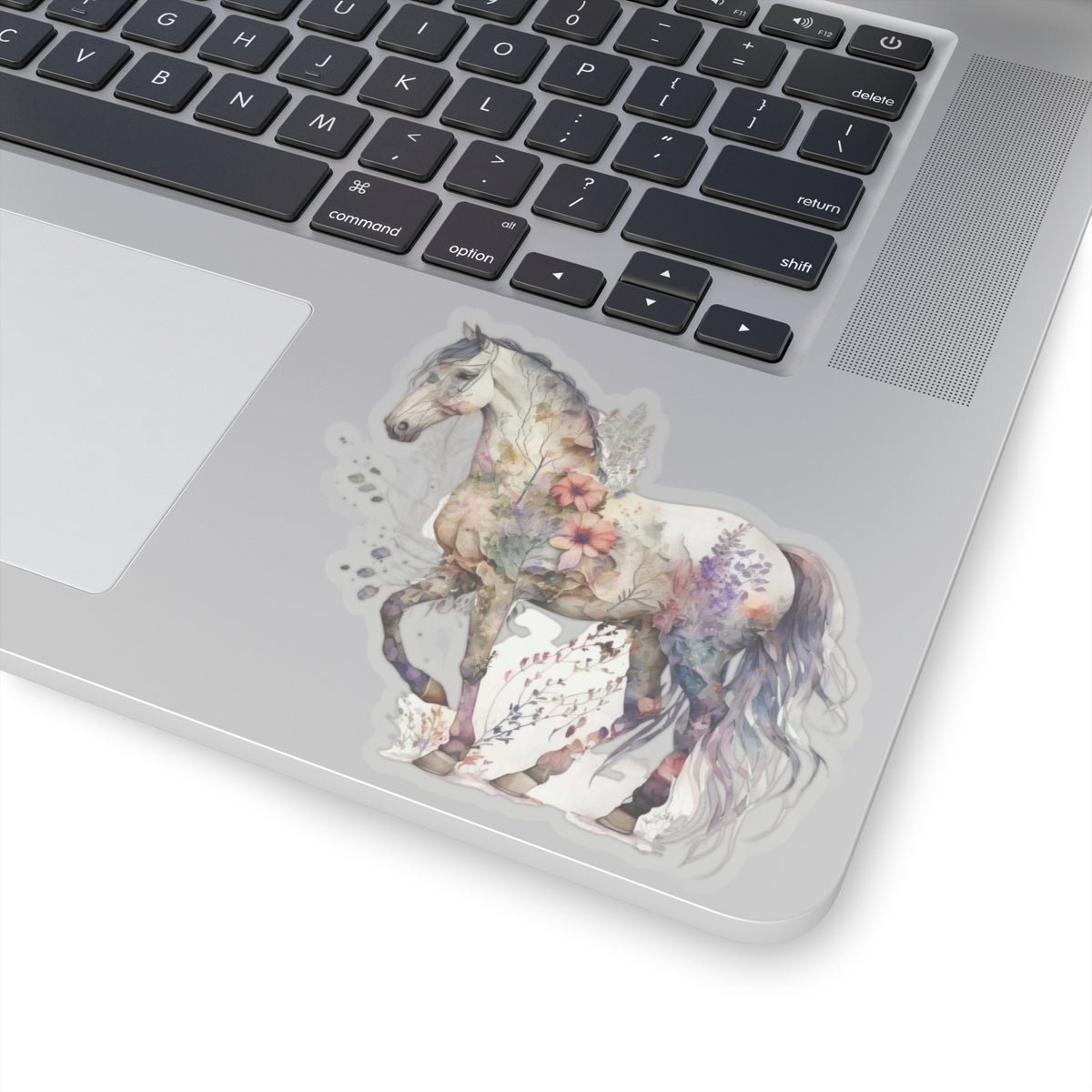 Boho Horse, Floral, Horse, Kiss-Cut Stickers - SmorgeousByGina
